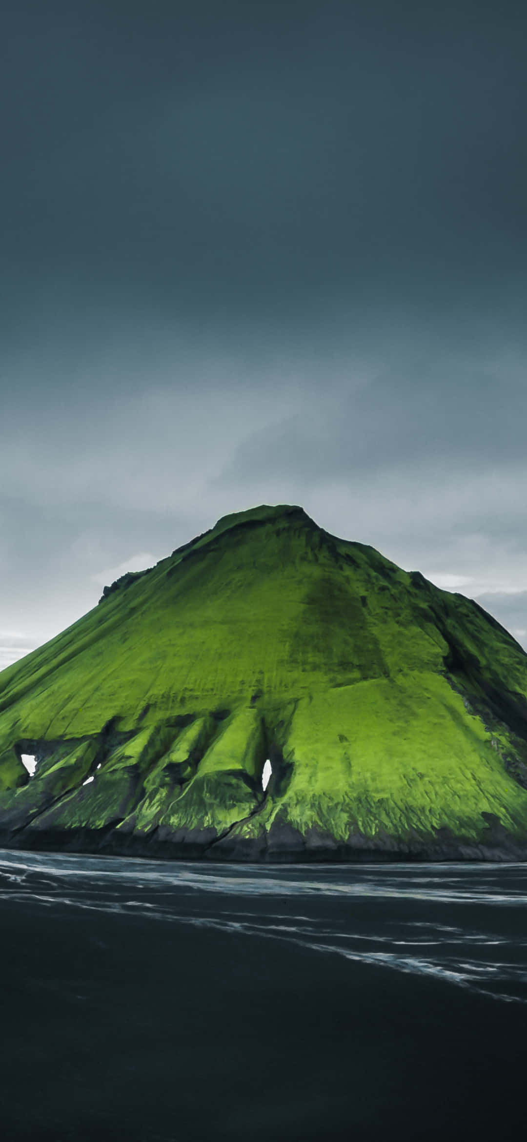 1080x2340 4K মেলিফেল পর্বতশৃঙ্গ ওয়ালপেপার
