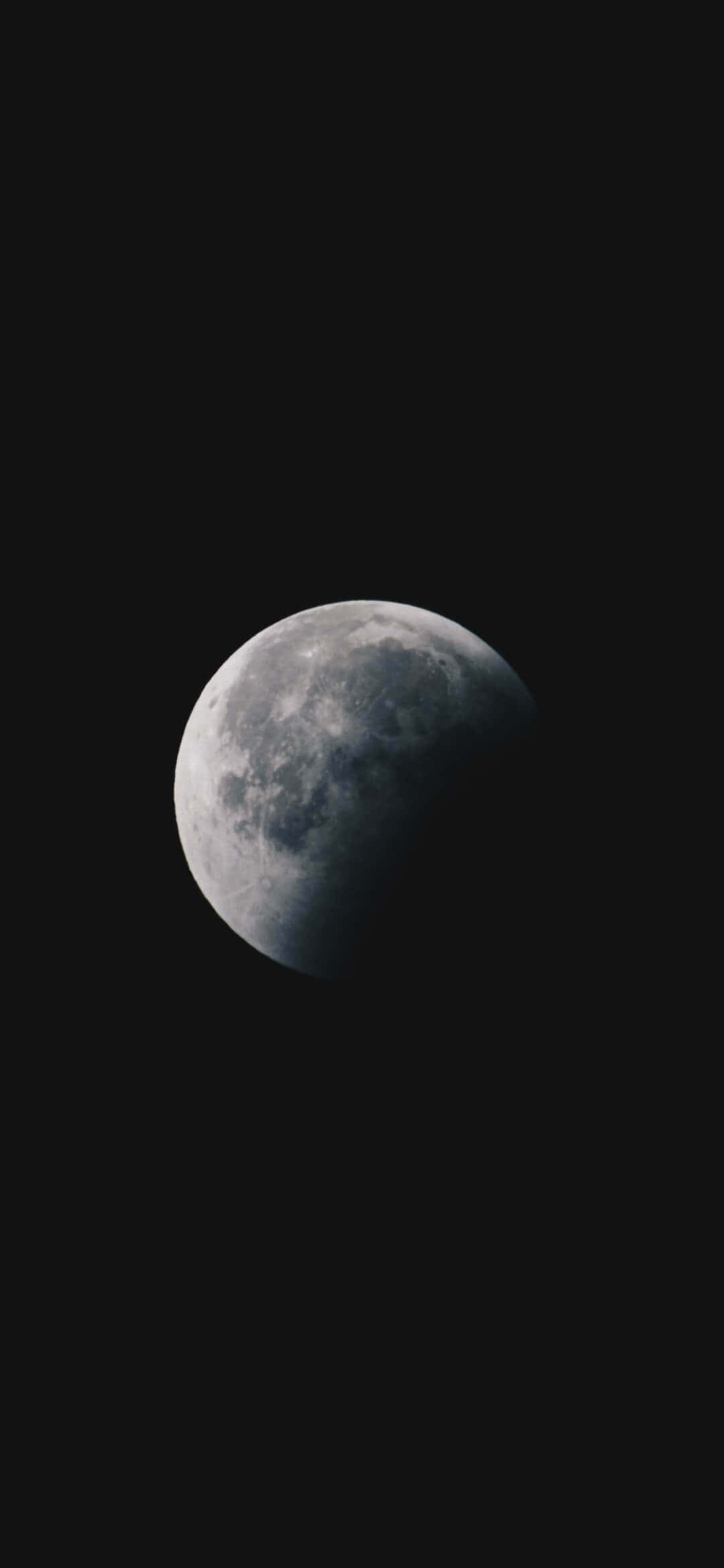1080x2340 4K চাঁদ অন্ধকার গ্যালাক্সি ডিজিটাল আর্ট ওয়ালপেপার