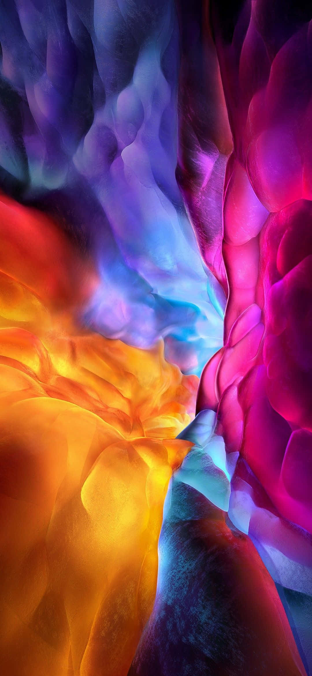1080x2340 4K রঙিন অ্যাবস্ট্রাক্ট ক্লাউড ওয়ালপেপার