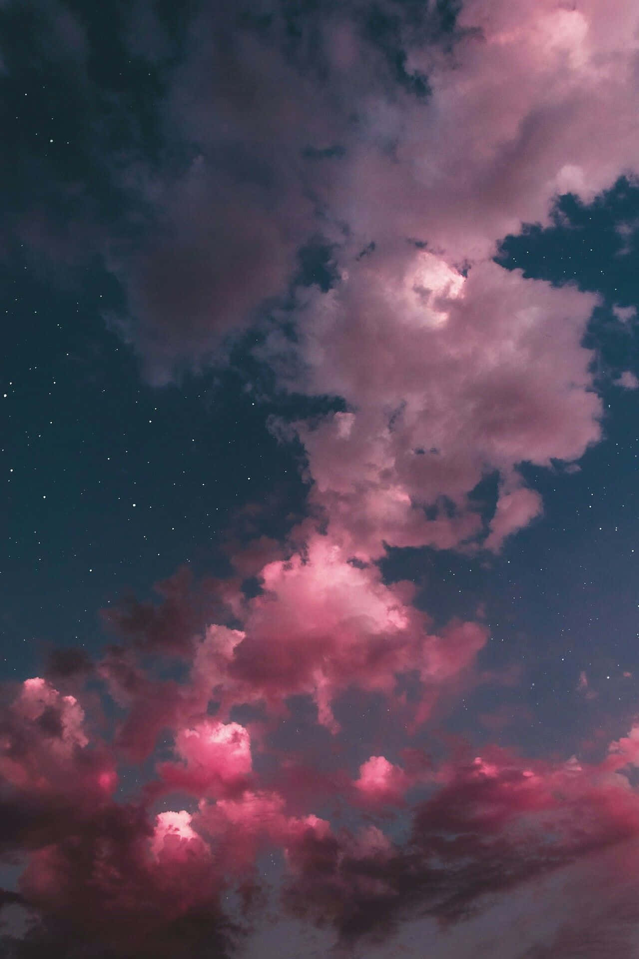 বেগুনি মেঘ 1280 x 1920 ব্যাকগ্রাউন্ড ওয়ালপেপার