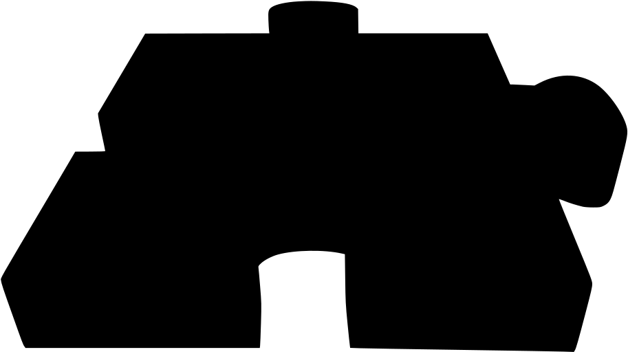 কালো 3D পাজল টুকরো গ্রাফিক ওয়ালপেপার