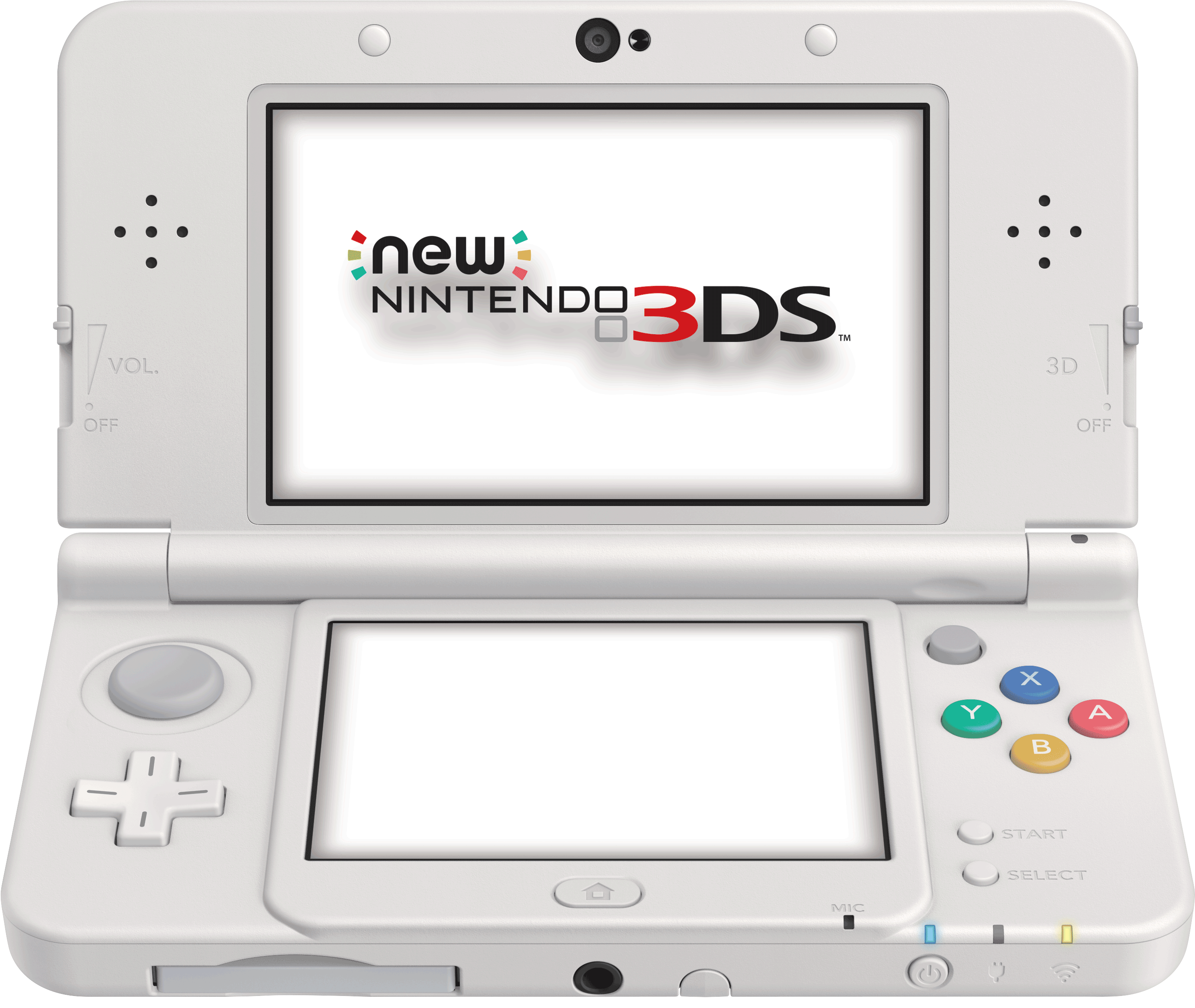 নতুন নিন্টেন্ডো 3DS সাদা খোলা ওয়ালপেপার
