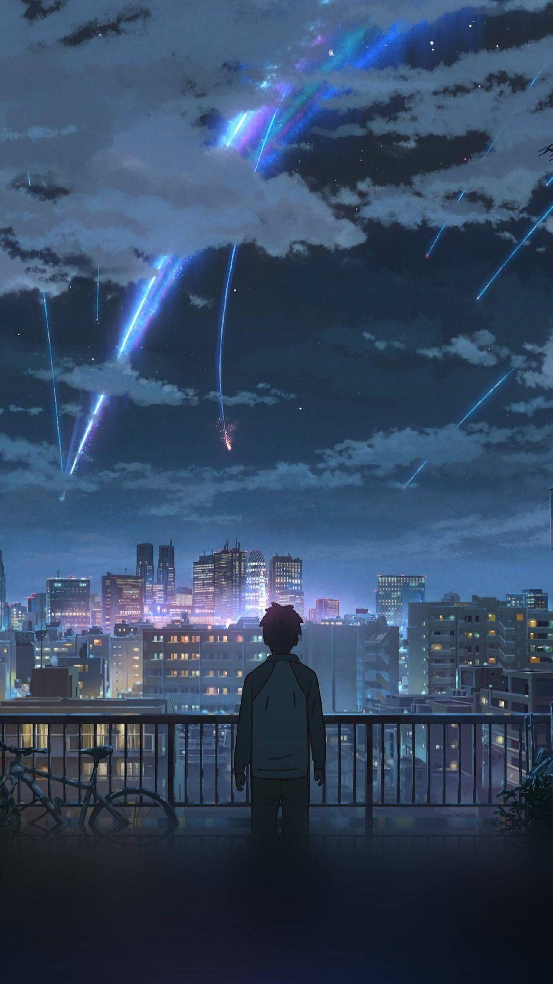 4K Anime IPhone তোমার নাম ধূমকেতু — 4K অ্যানিমে জিফ ওয়ালপেপার