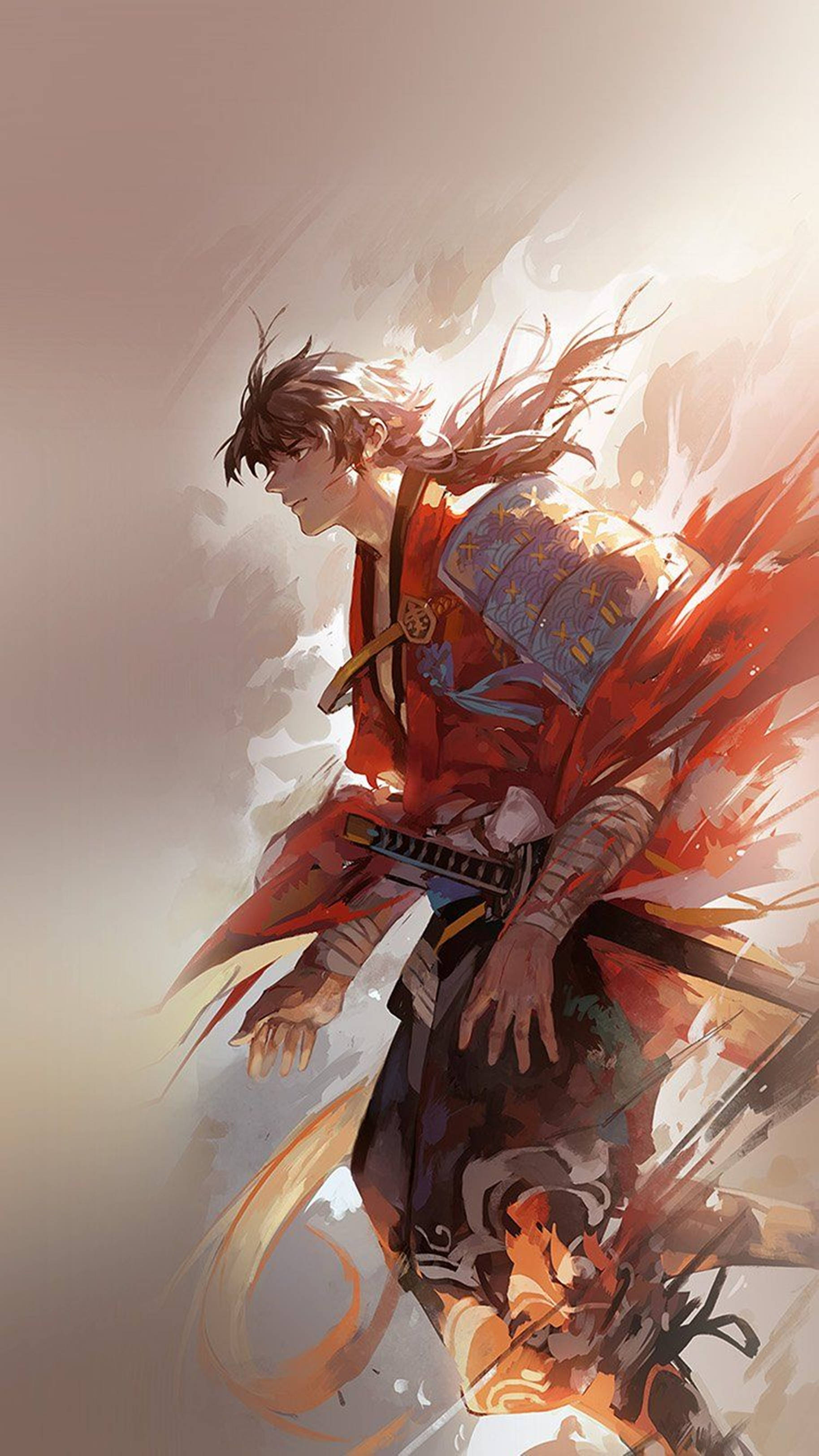 4K Anime আইফোন Touken Ranbu Yoshiyuki ওয়ালপেপার