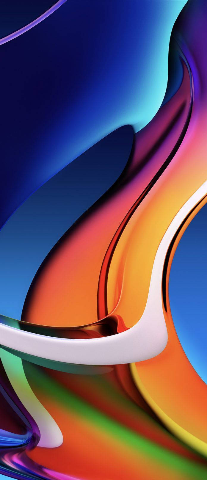 8K iPhone অ্যাবস্ট্রাক্ট র‍্যান্ডম শেপ ওয়ালপেপার