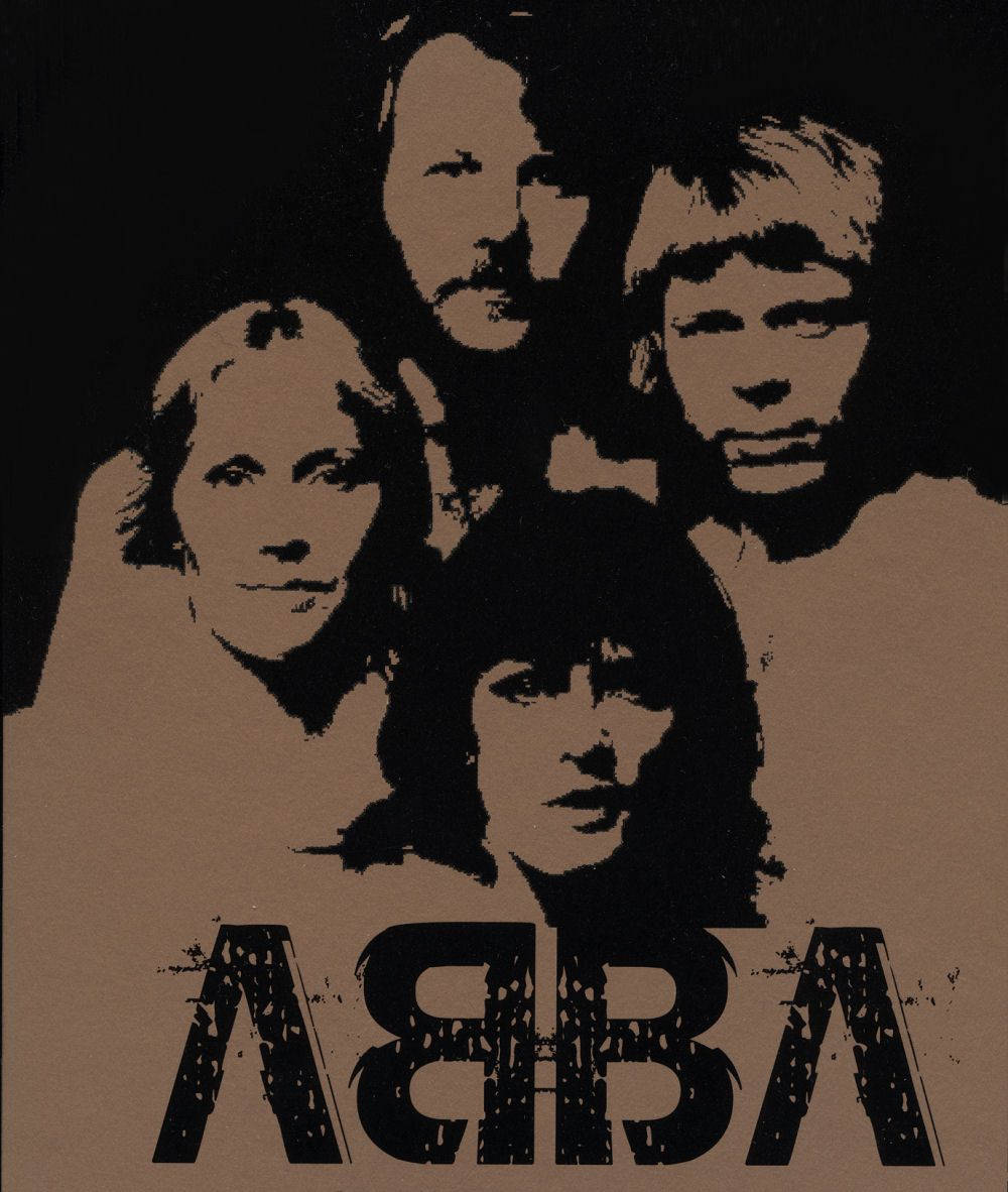 ABBA হাই কন্ট্রাস্ট আর্ট ওয়ালপেপার