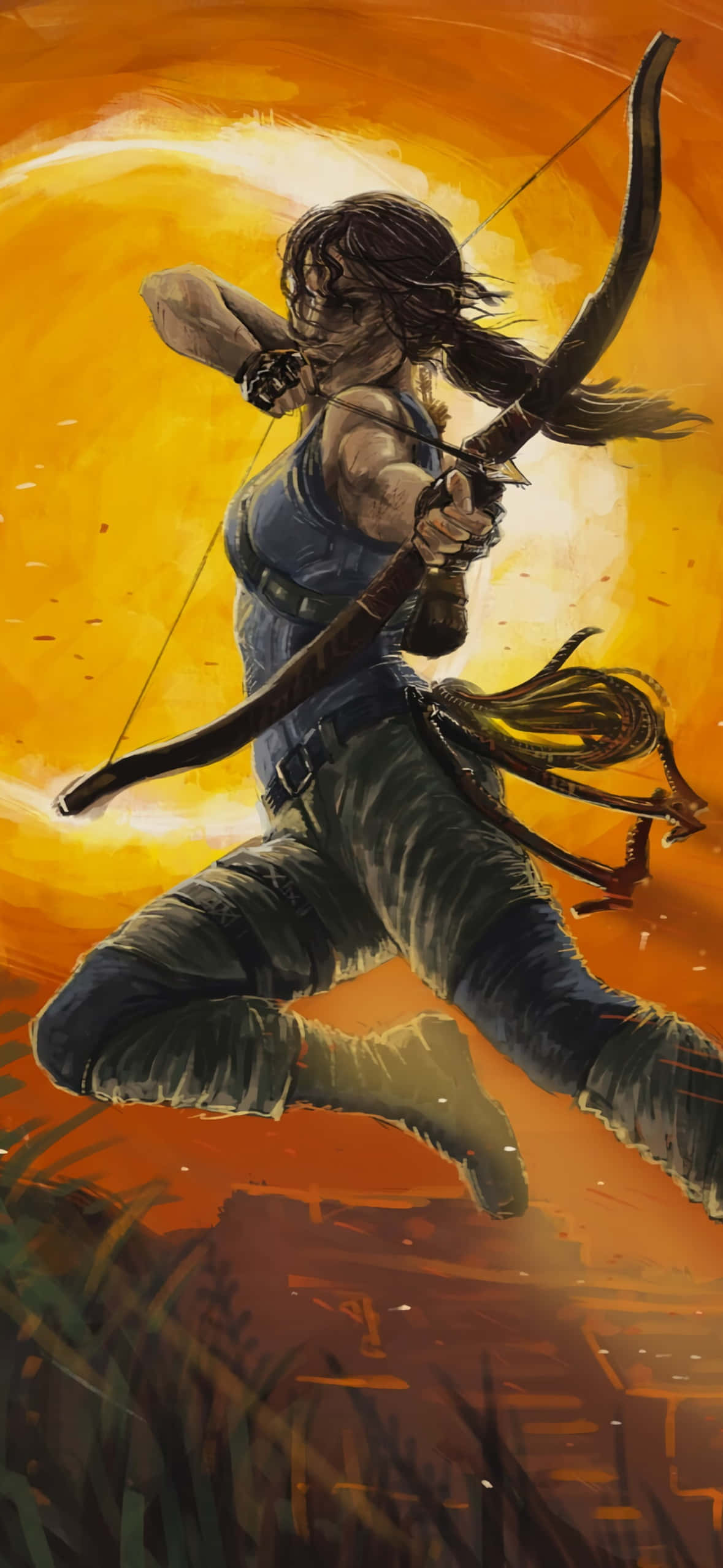Android Rise Of The Tomb Raider ব্যাকগ্রাউন্ড বো ওয়ালপেপার