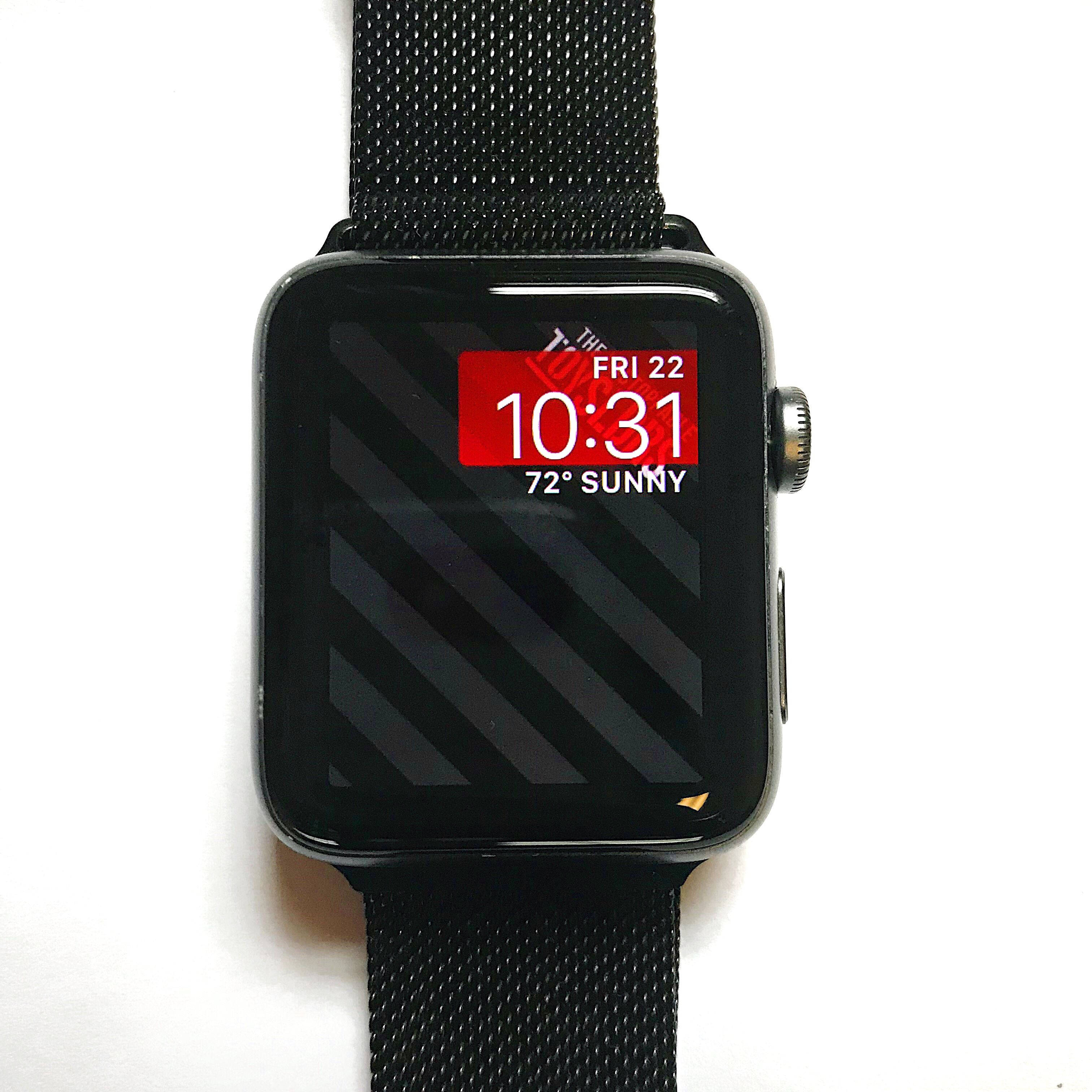 Apple Watch মেটাল মেশ ফিনিশ ওয়ালপেপার