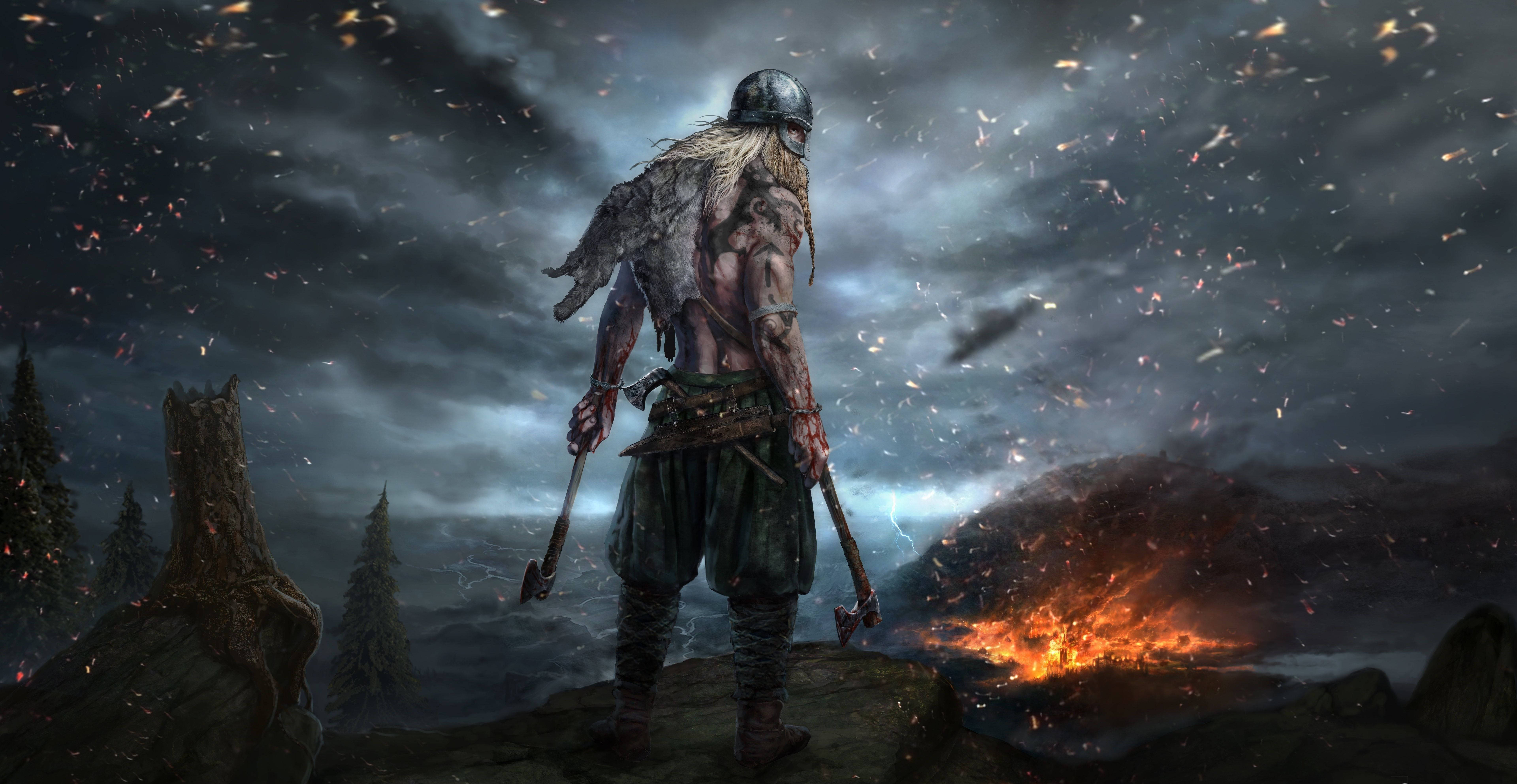 Assassin’s Creed: Valhalla 8K গেমিং ওয়ালপেপার