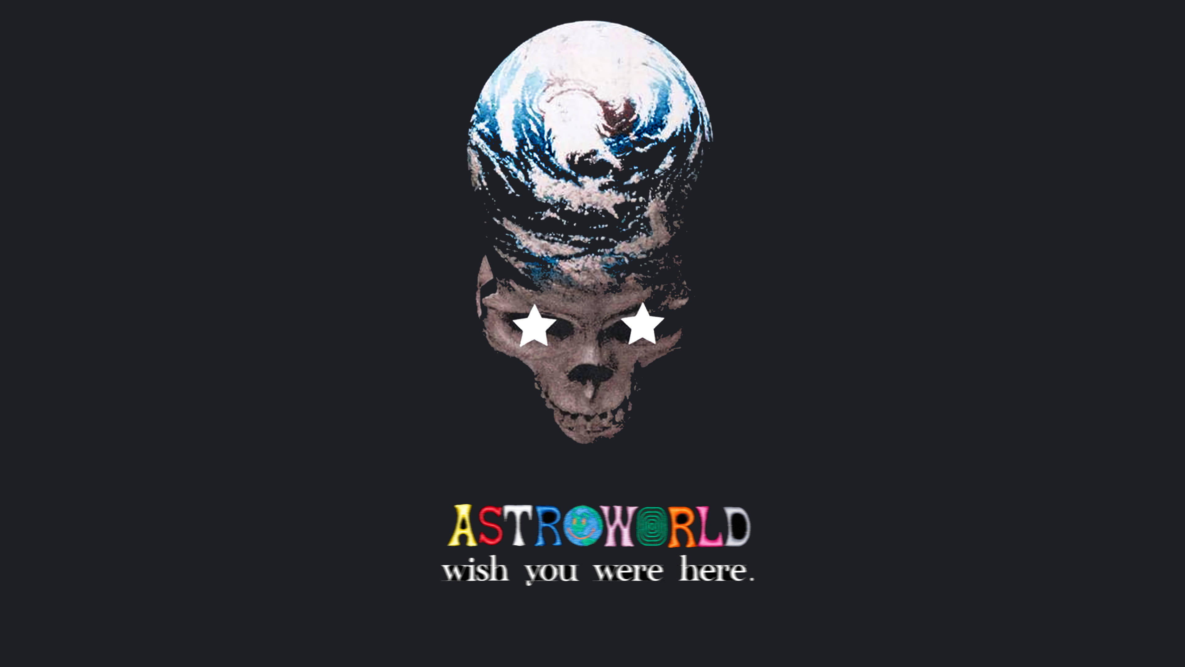 Astroworld-এর অন্ধকার ও রহস্যময় দিকে স্বাগতম ওয়ালপেপার