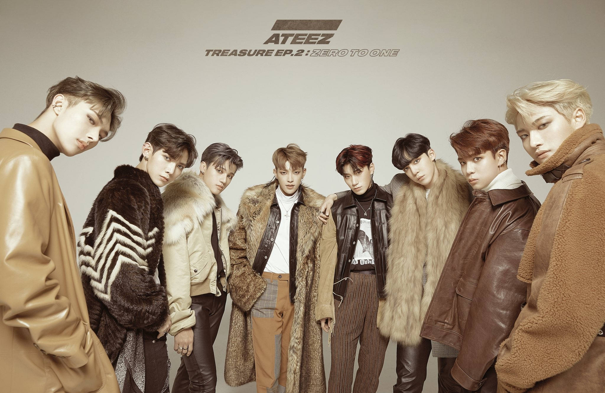 Ateez অ্যালবাম কভার ডেস্কটপ ওয়ালপেপার