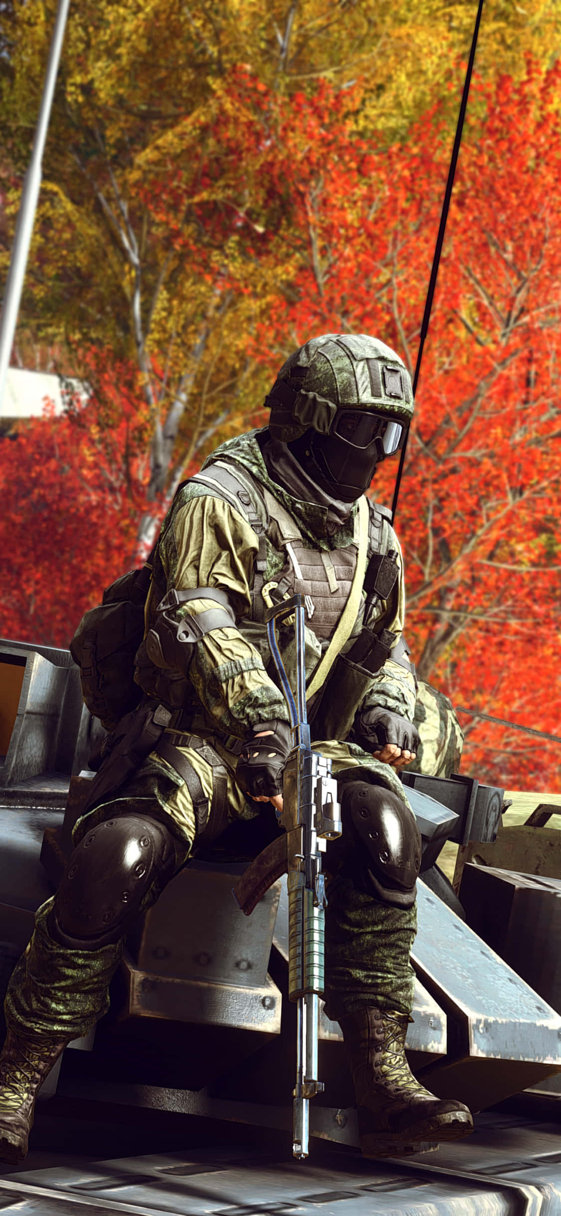 আপনার iPhone X-এ Battlefield 4-এর নিরবচ্ছিন্ন অ্যাকশনে হারিয়ে যান ওয়ালপেপার