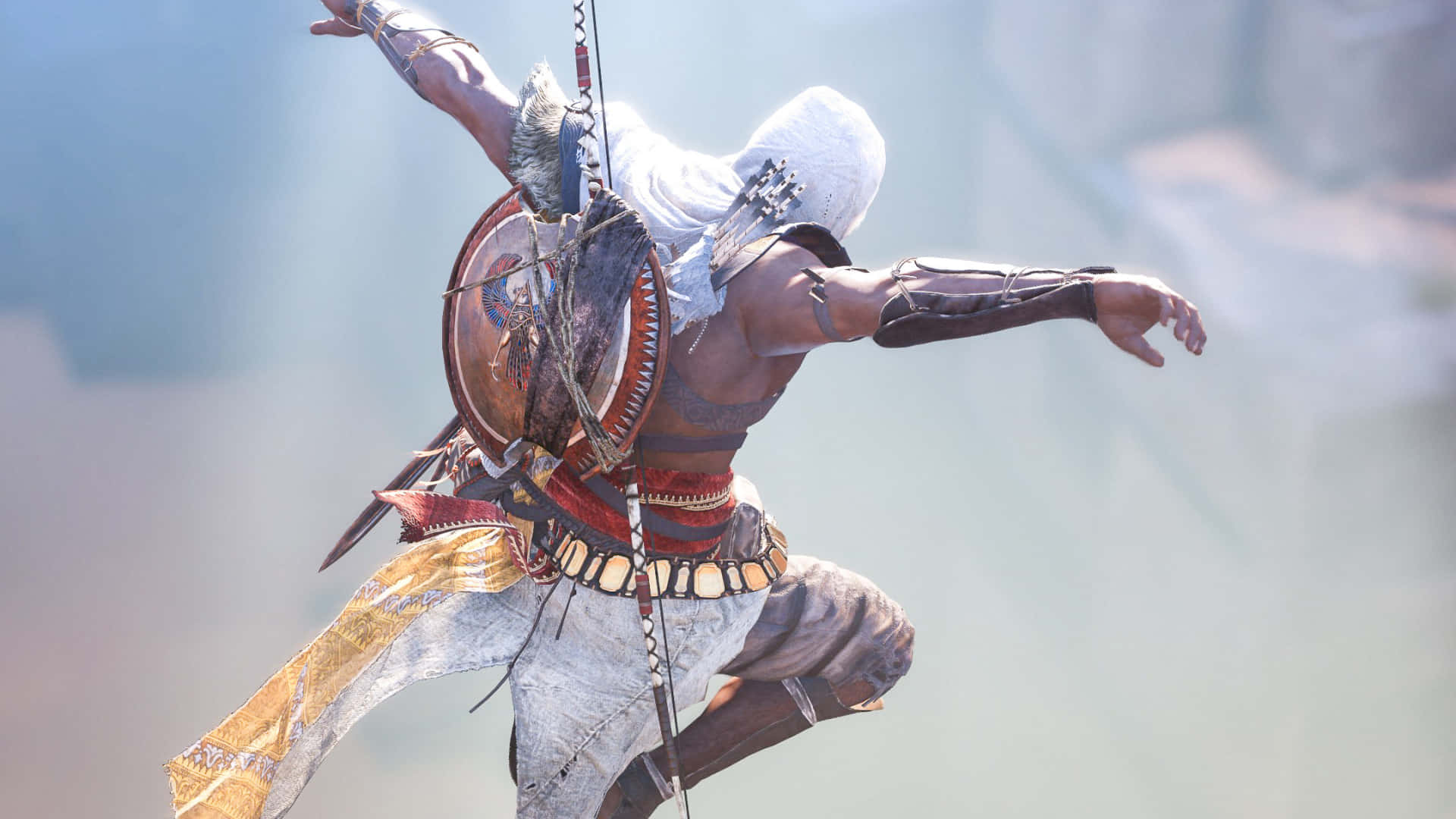 Bayek শেষ Medjay 1920x1080 Assassin's Creed Origins ব্যাকগ্রাউন্ড ওয়ালপেপার