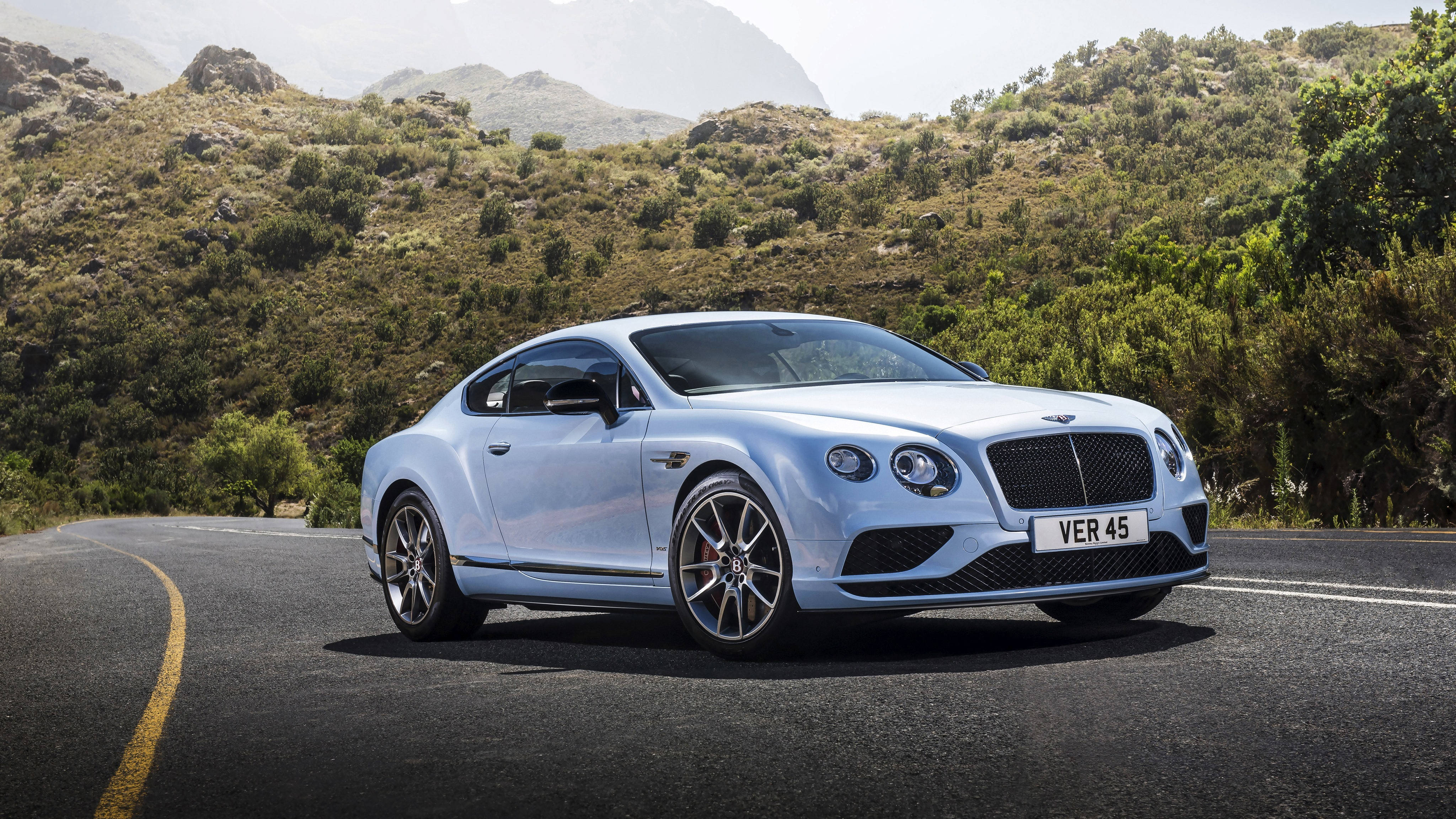 Bentley, continental, gt, সাদা, সাইড ভিউ, রাস্তা ওয়ালপেপার