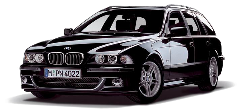 কালো BMW 5 সিরিজ E39 ট্যুরিং ওয়ালপেপার