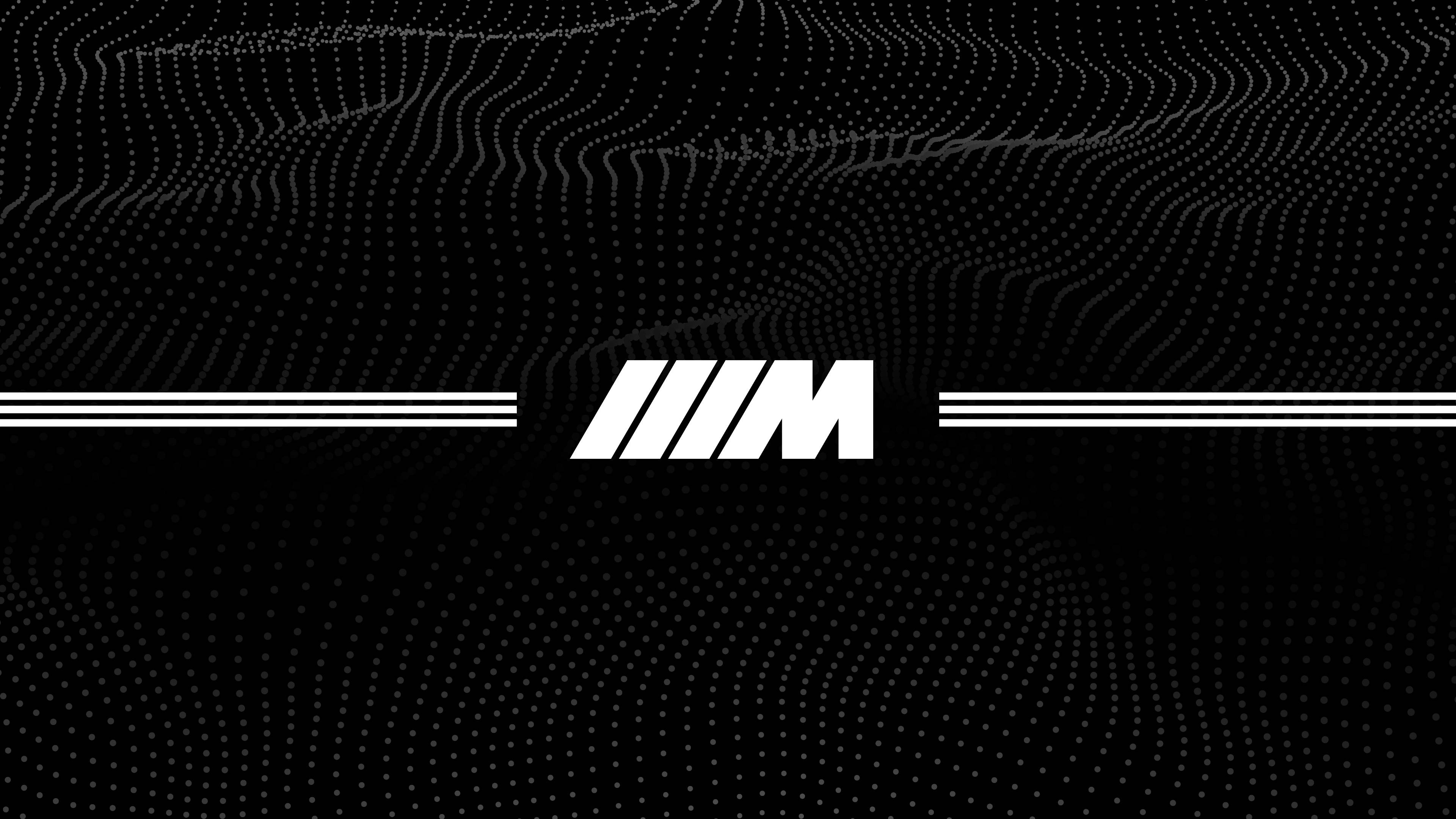 BMW M লোগো ডটেড ওয়ালপেপার