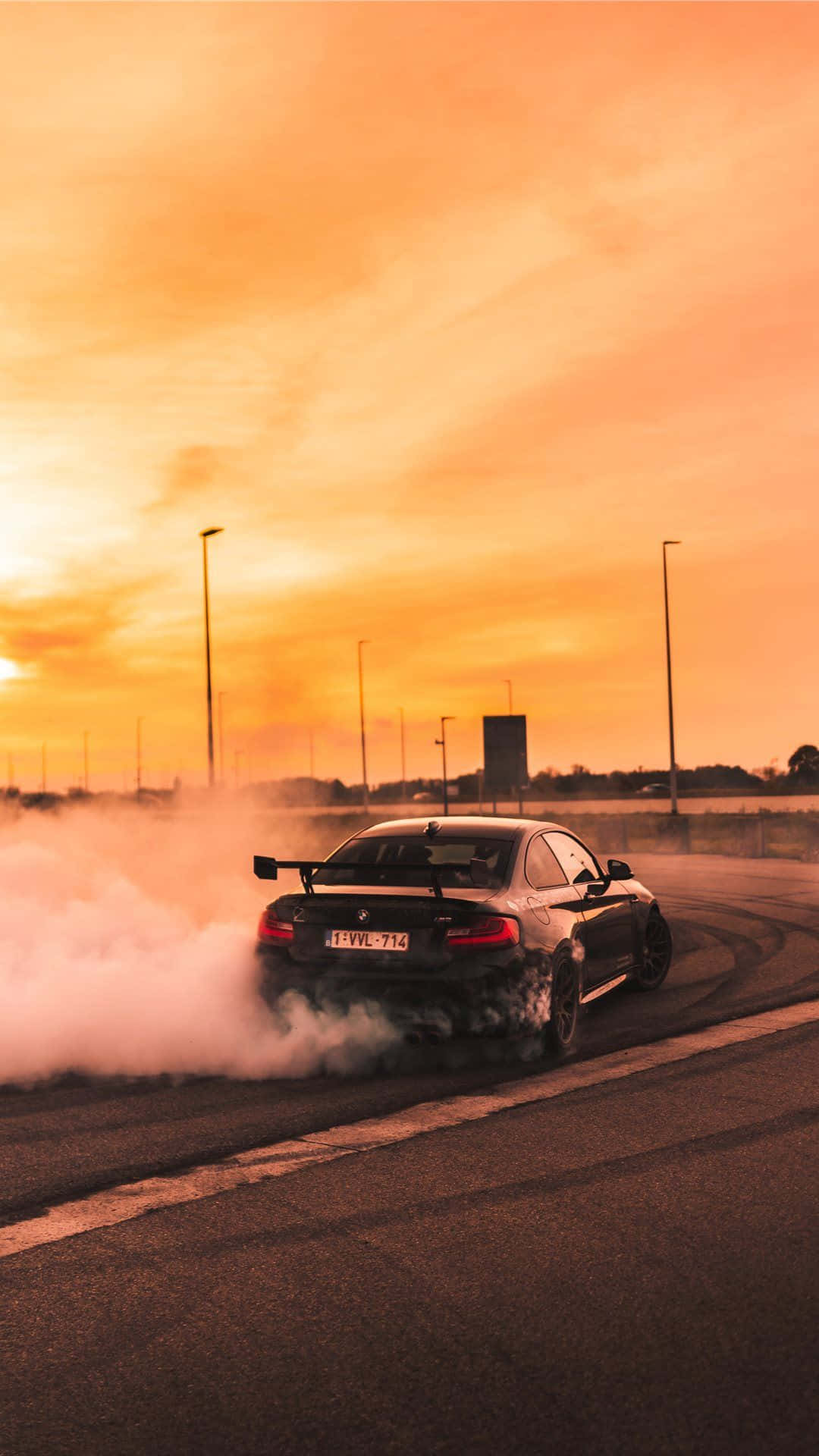 BMW M5 ড্রিফট কার অ্যাস্থেটিক কার ওয়ালপেপার