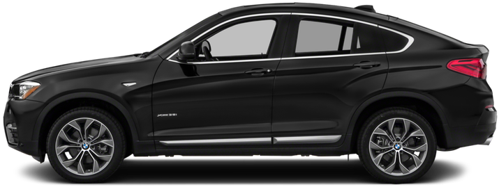 কালো BMW X6 সাইড ভিউ ওয়ালপেপার