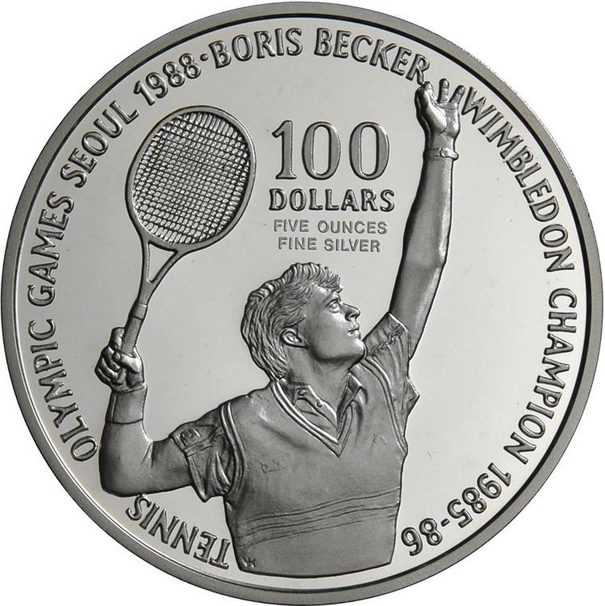 Boris Becker রূপার মুদ্রা ওয়ালপেপার