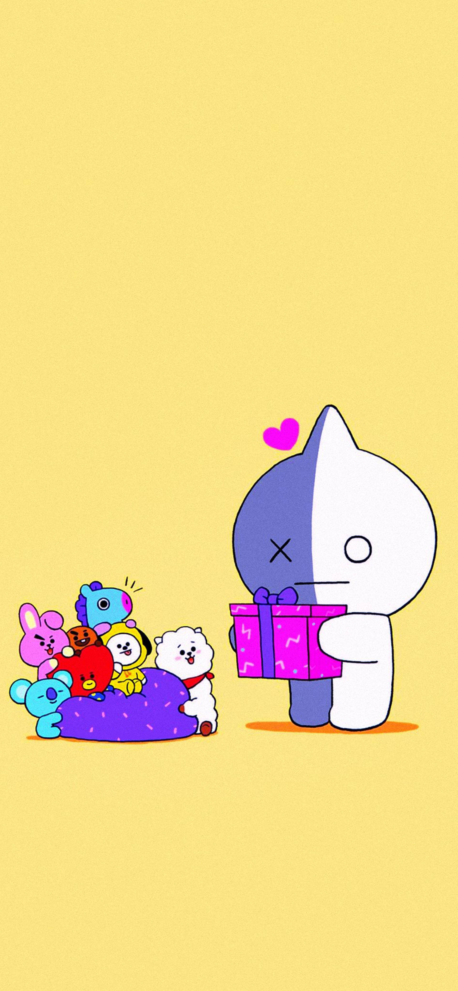 ভ্যান BT21 উপহার ওয়ালপেপার