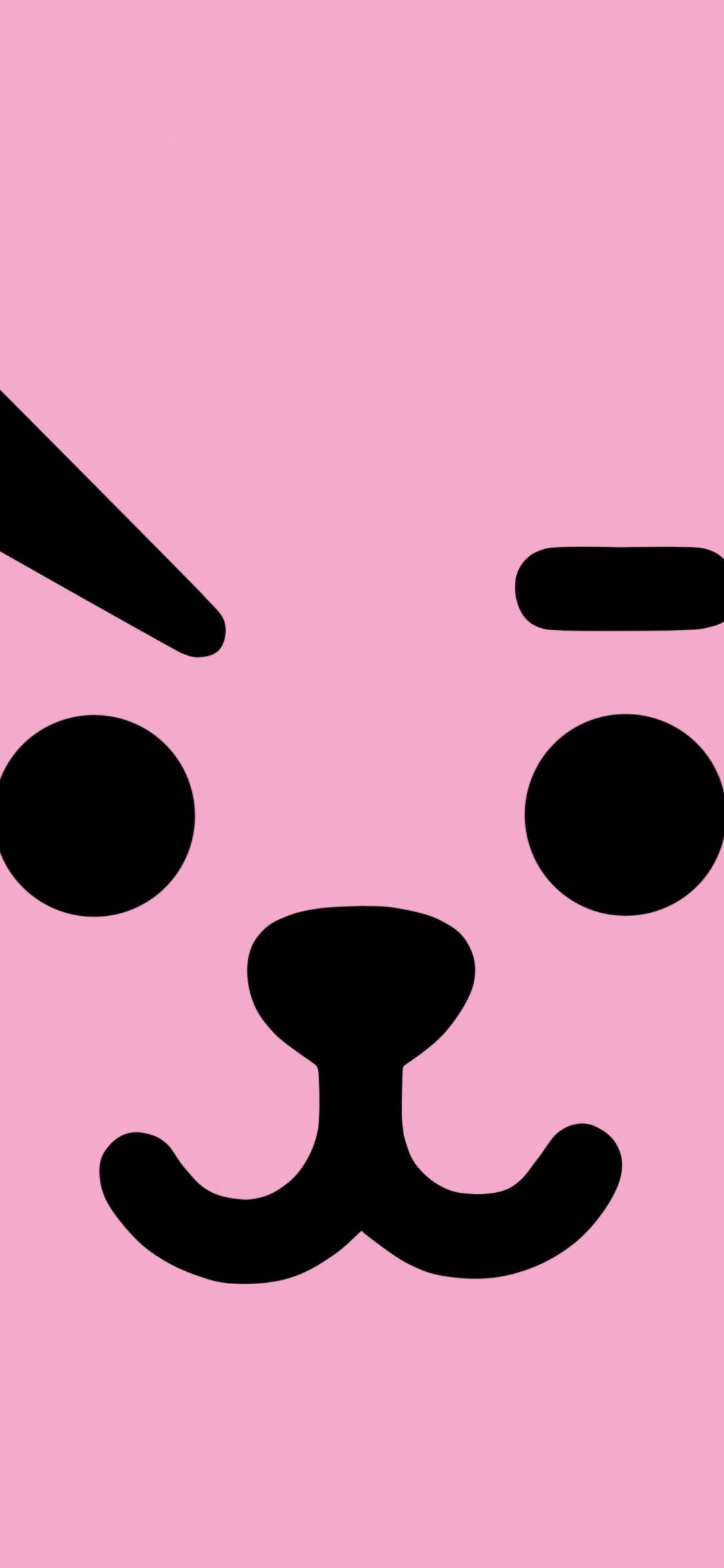 কুকি Bt21 সম্পূর্ণ মুখ ওয়ালপেপার