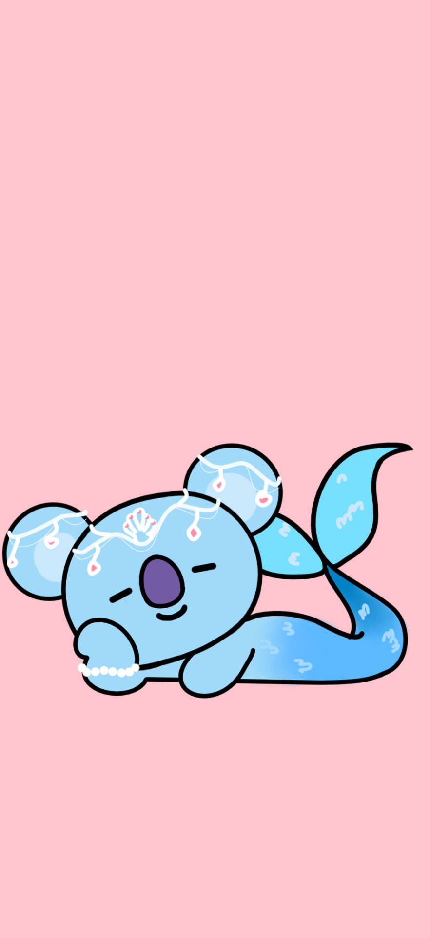 কোয়া BT21 ফ্যান আর্টওয়ার্ক ওয়ালপেপার