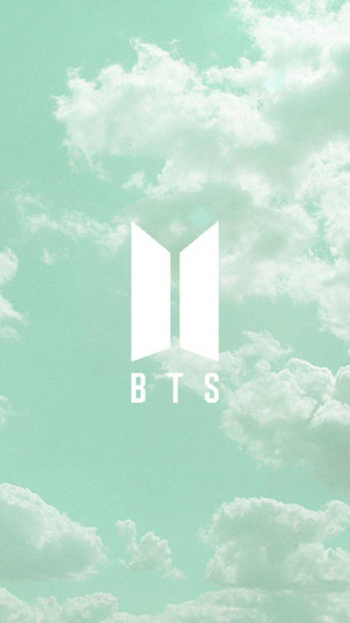 BTS প্যাস্টেল সবুজ নান্দনিক ওয়ালপেপার