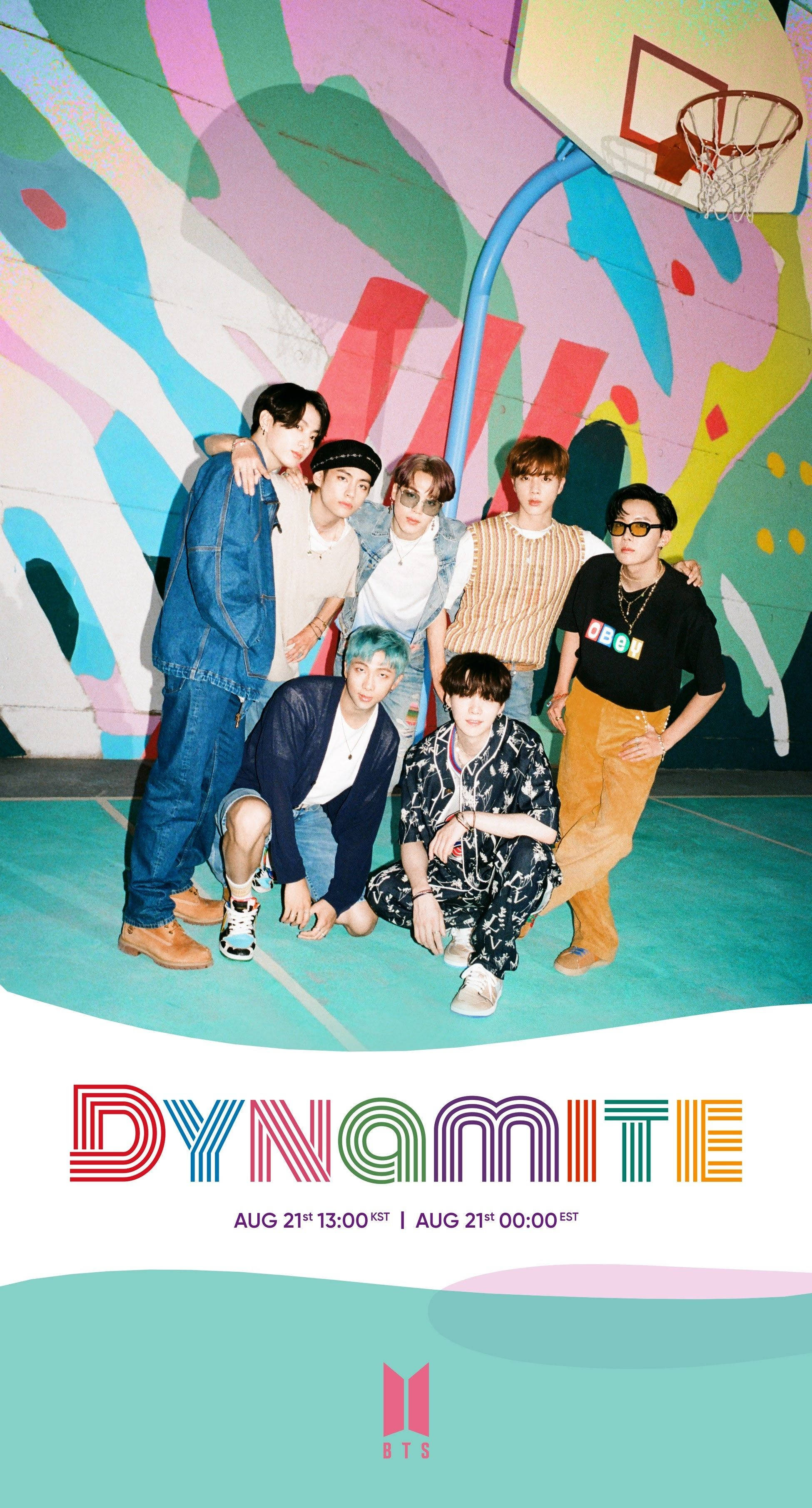 BTS Dynamite অফিসিয়াল রিলিজ তারিখ ওয়ালপেপার