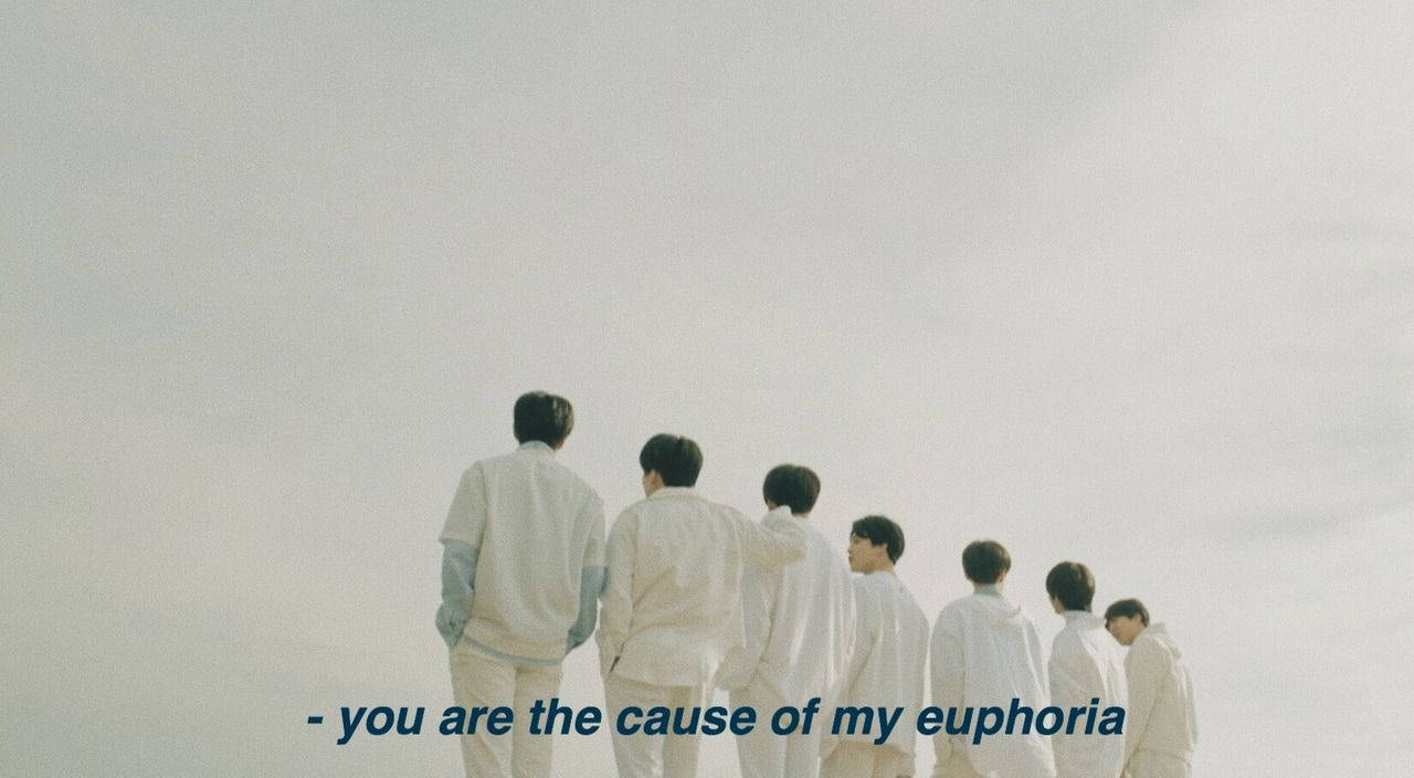 BTS Euphoria গানের লিরিক্স ল্যাপটপ ওয়ালপেপার