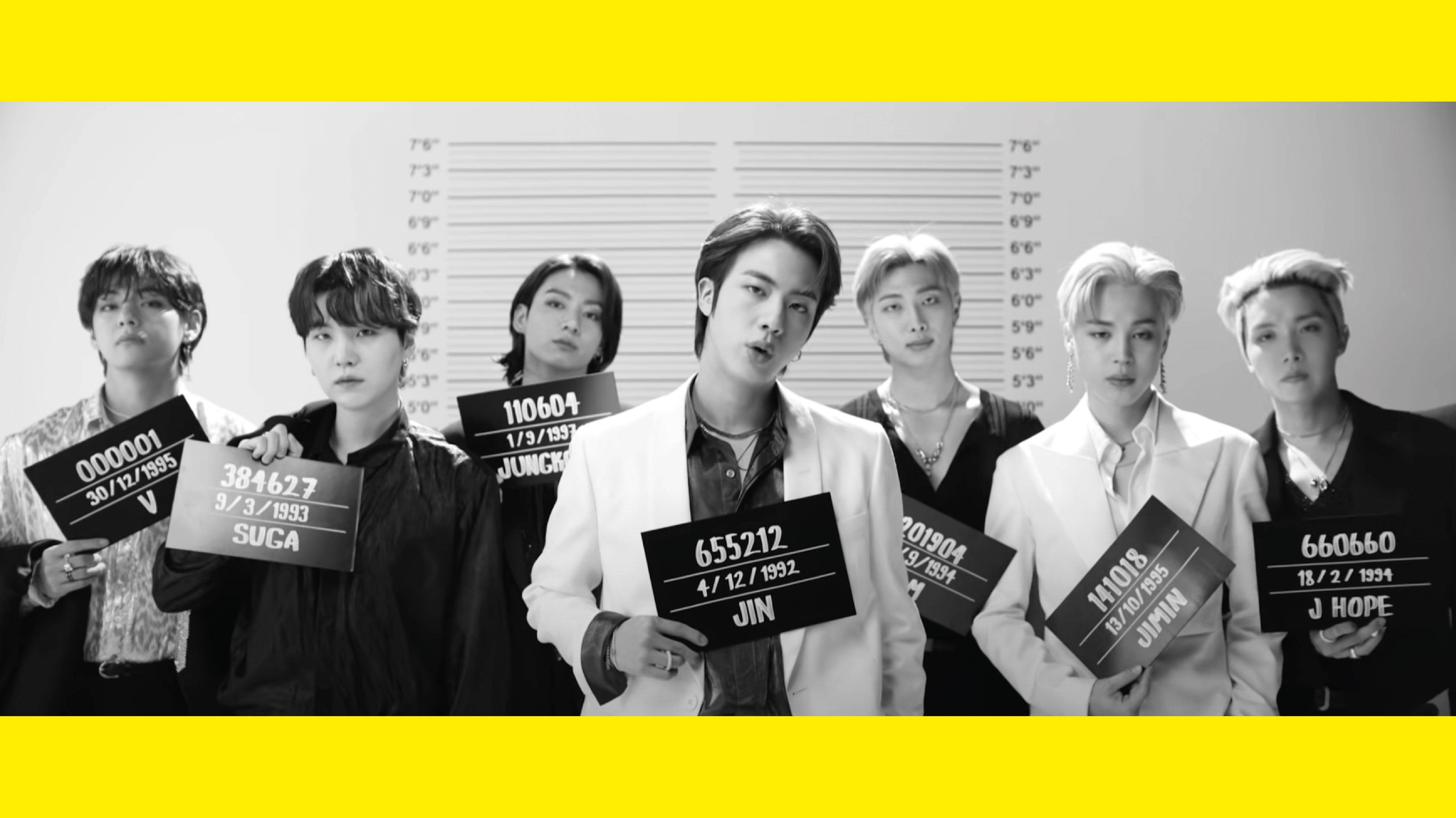 BTS বাটার মাগশট ডেস্কটপ ওয়ালপেপার
