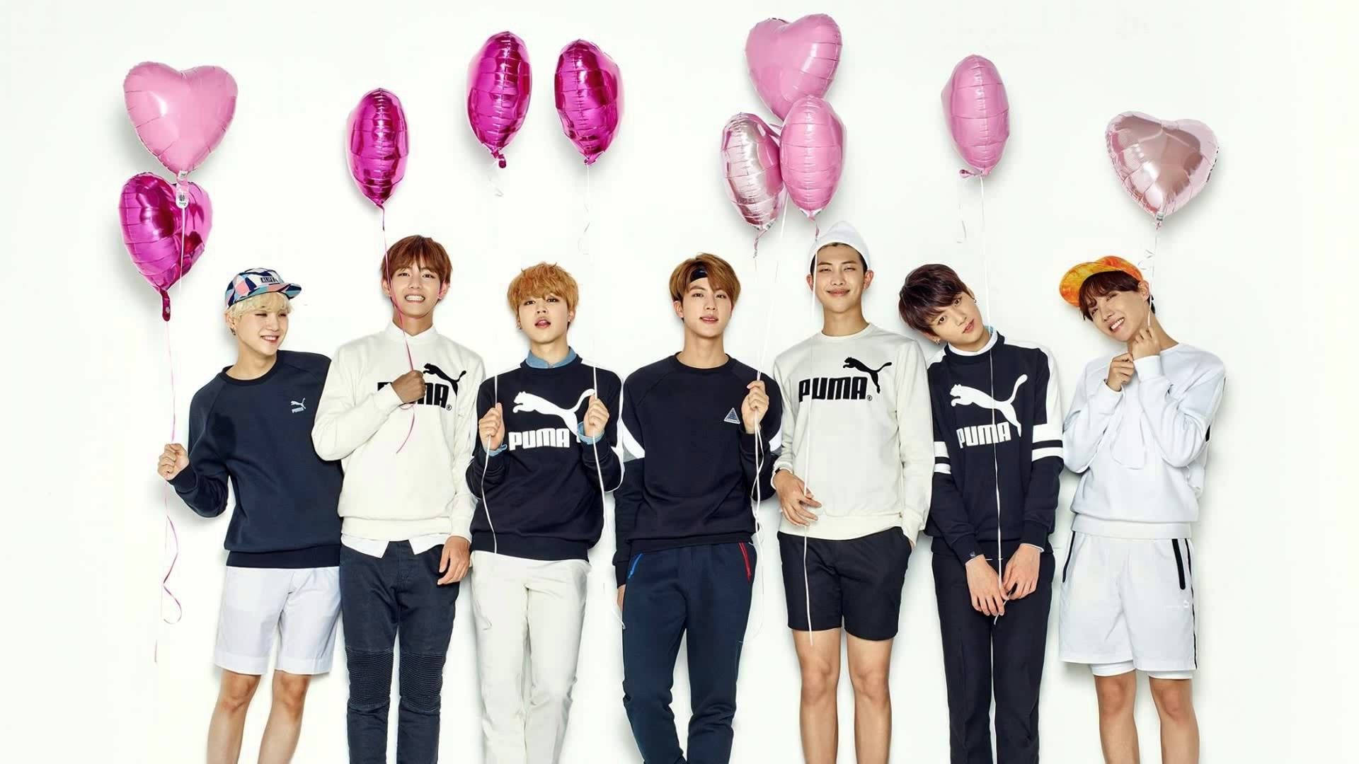 'BTS - আমাদের সাথে একটি মজার দিন কাটাও!' ওয়ালপেপার