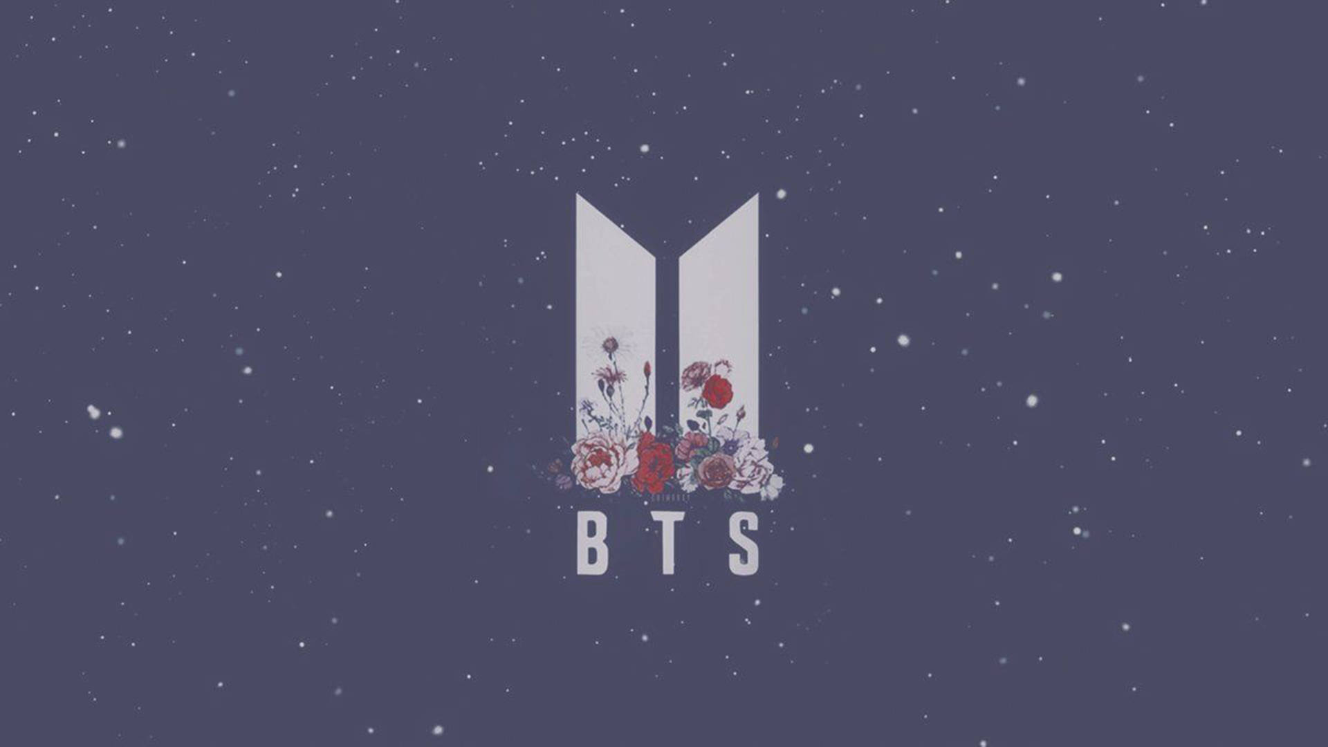নান্দনিক BTS ল্যাপটপ লোগো ওয়ালপেপার