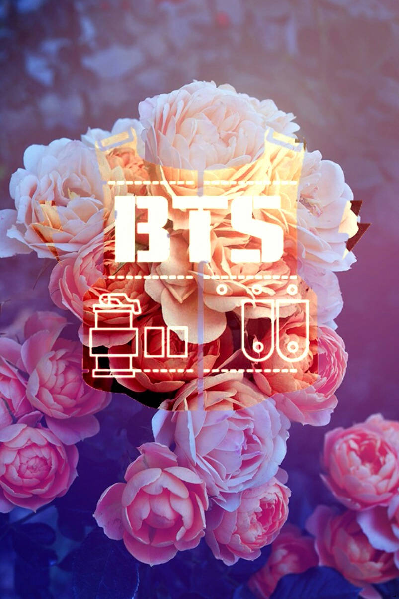 BTS লোগো বুলেটপ্রুফ ওয়ালপেপার