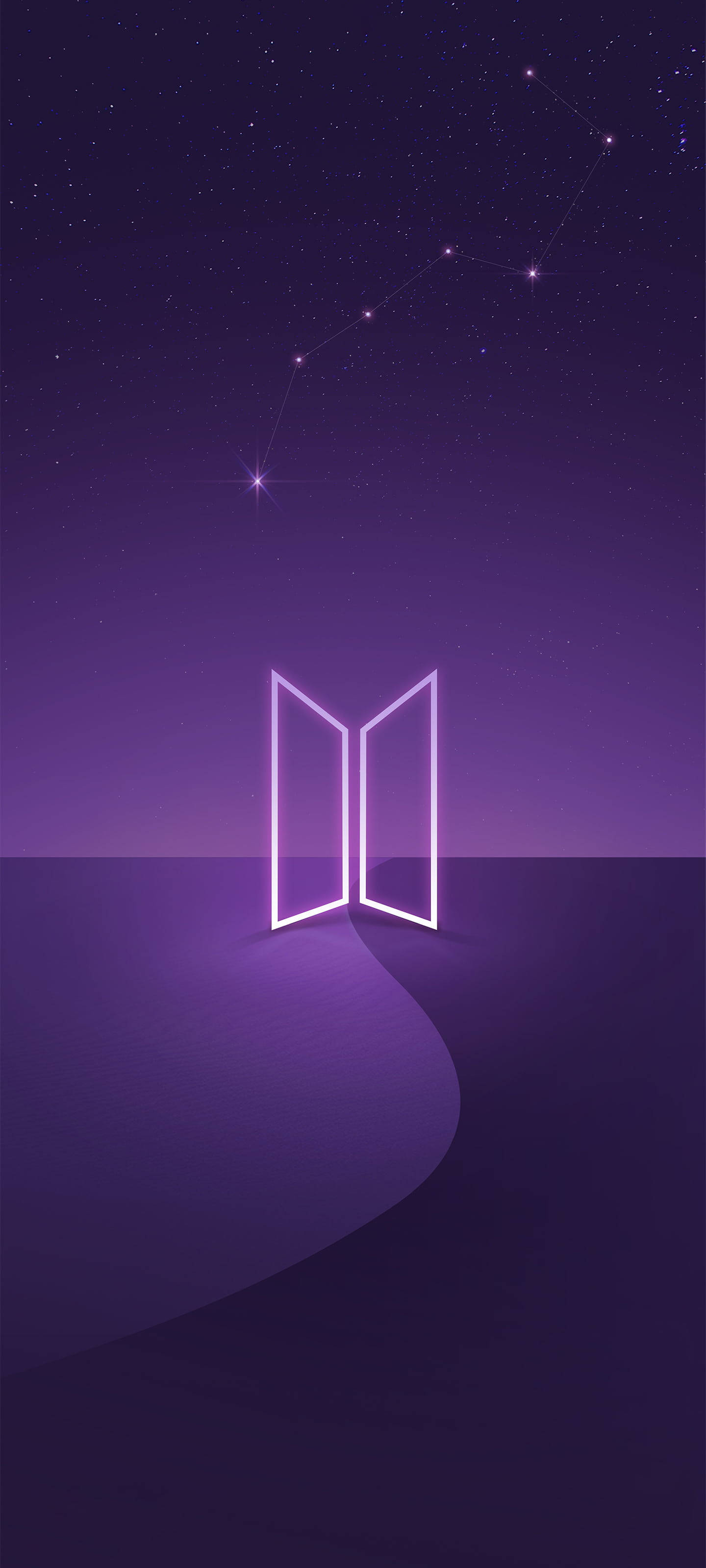 BTS লোগো Samsung S20 FE এর জন্য ওয়ালপেপার