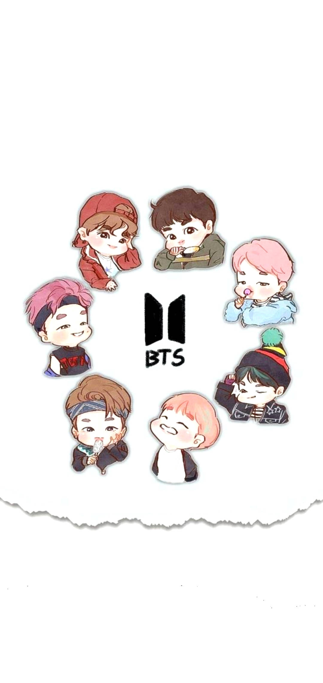 চিবি BTS লকস্ক্রিন ওয়ালপেপার