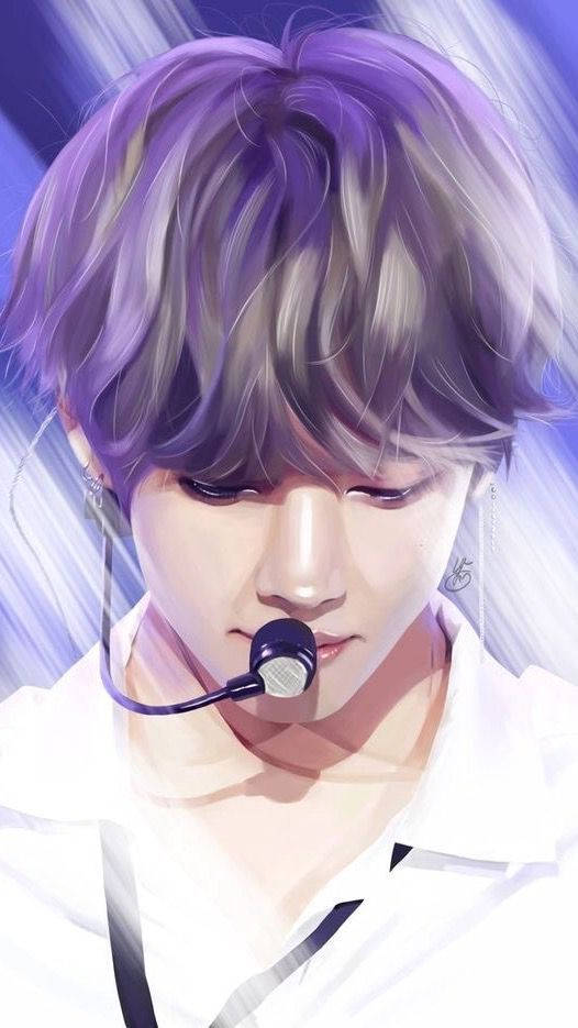 BTS অ্যানিমে সদস্য V ওয়ালপেপার