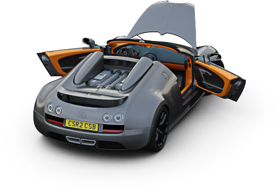 Bugatti Veyron Grand Sport Vitesse পিছনের দৃশ্য ওয়ালপেপার