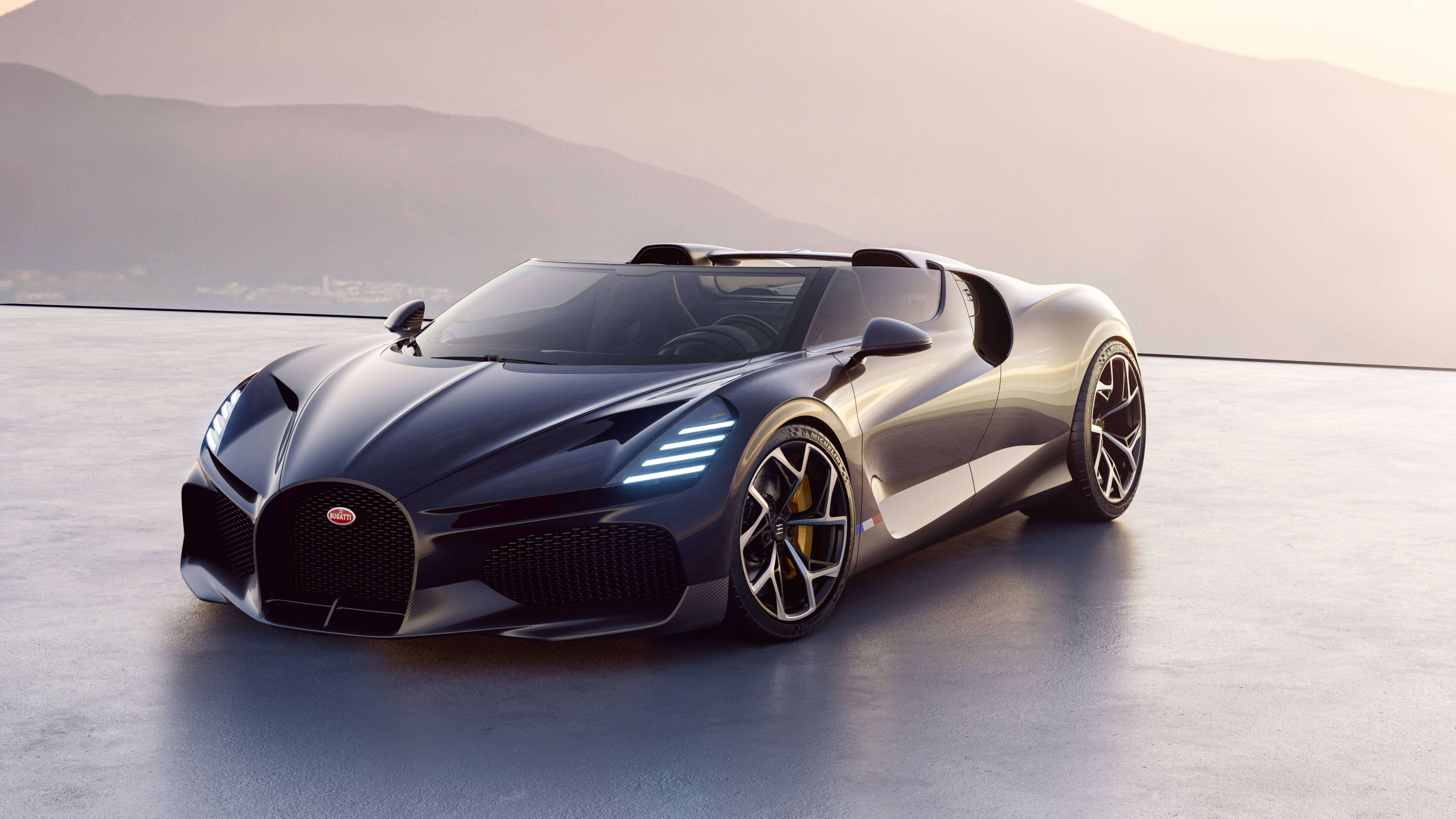 Bugatti W16 Mistral 4K ল্যাপটপ গাড়ি ওয়ালপেপার