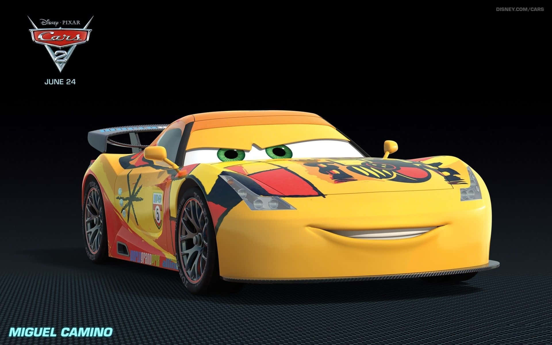 প্যাডেলে পা রেখে ছুটুন Cars 2 দলের সাথে। ওয়ালপেপার