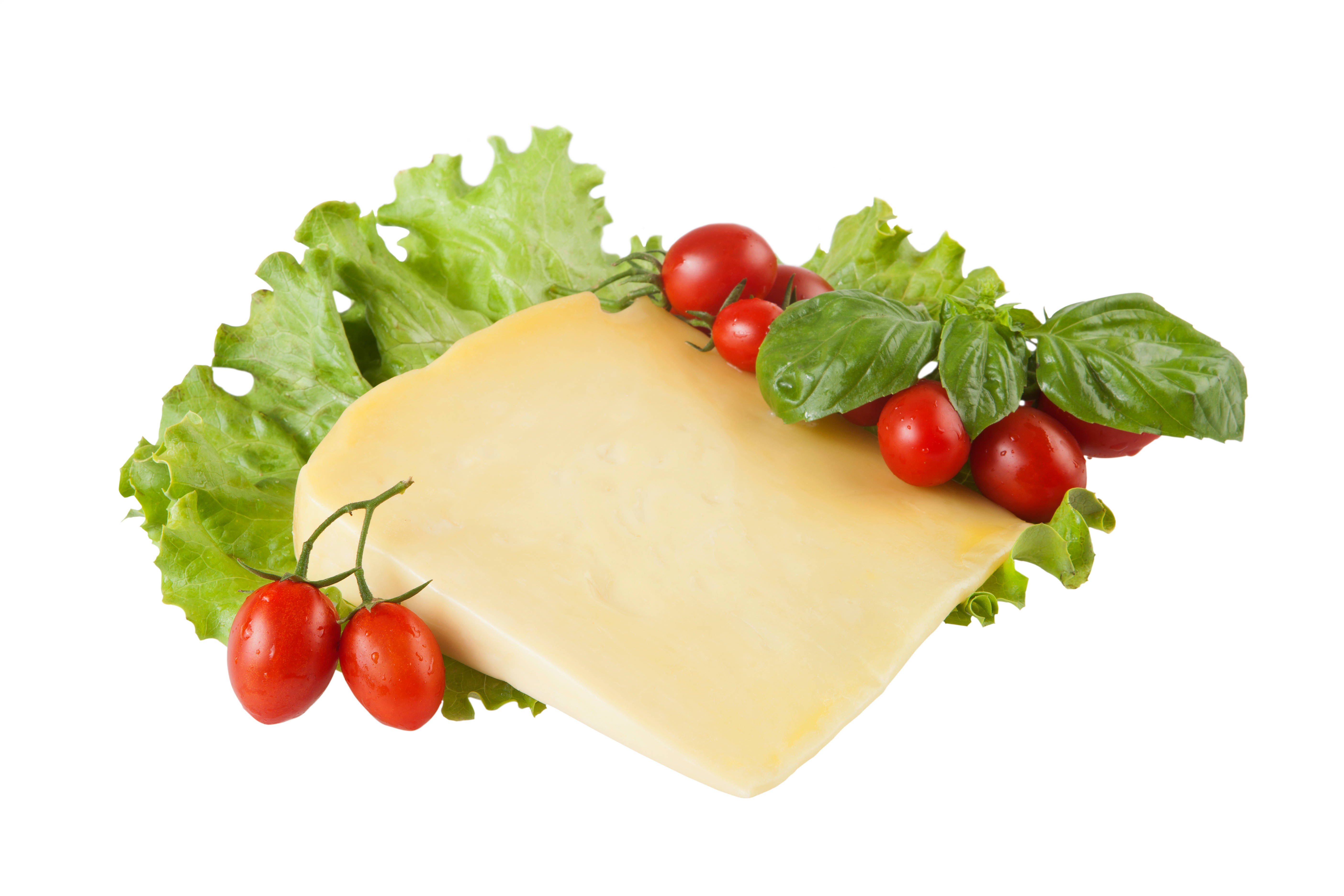Cheese Slice With Tomatoes ওয়ালপেপার