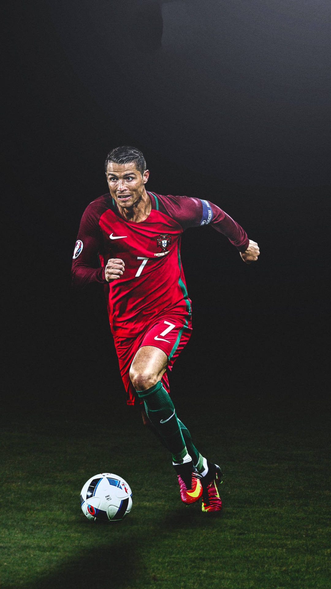 দৌড়ানো CR7 ক্রিস্টিয়ানো রোনালদো ওয়ালপেপার