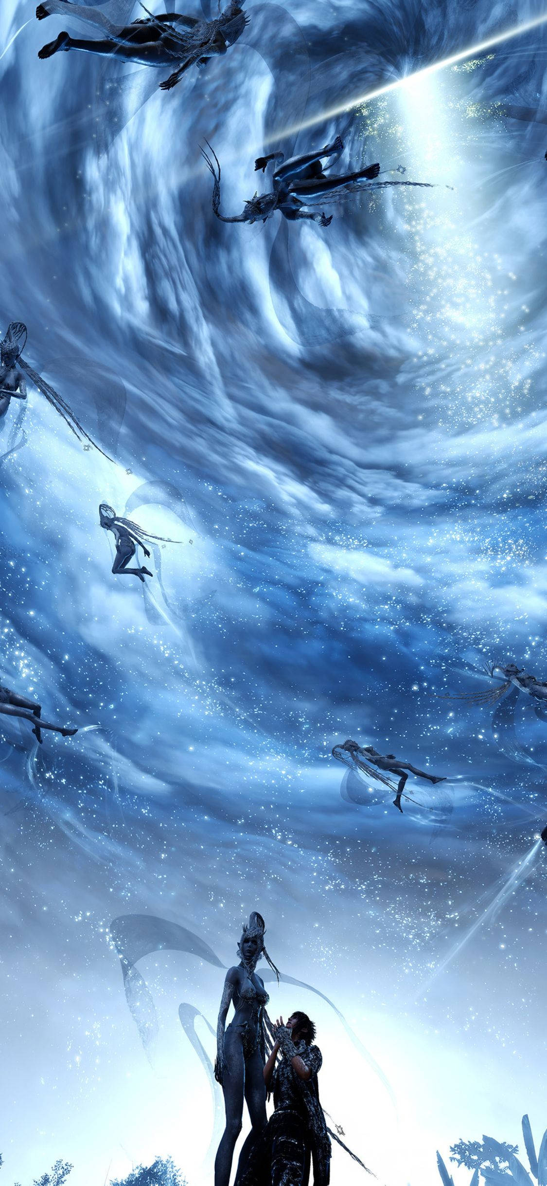 Enter a World of Magic with Final Fantasy on iPhone ওয়ালপেপার