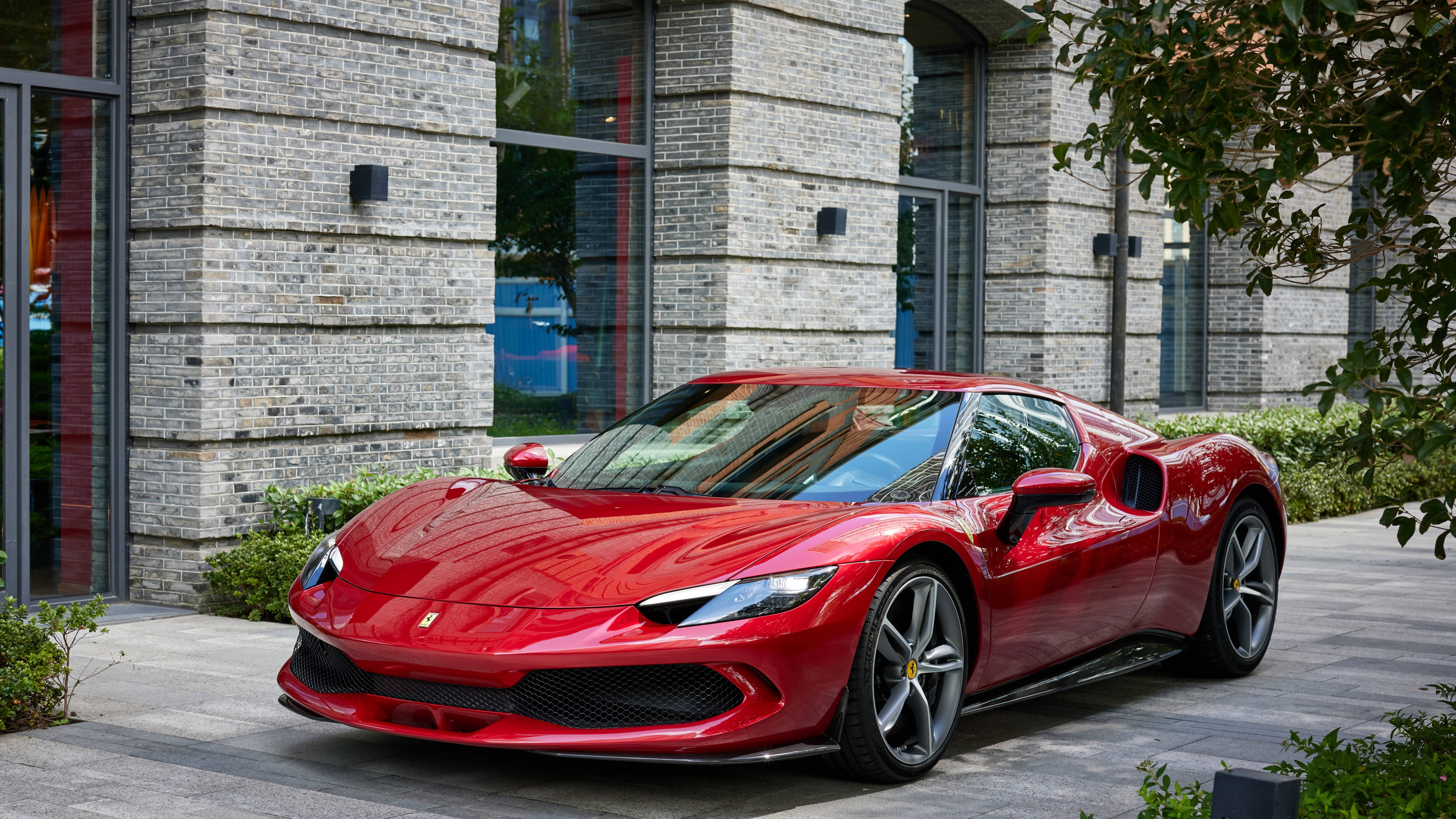 Ferrari 296 GTB 4K ল্যাপটপ গাড়ি ওয়ালপেপার