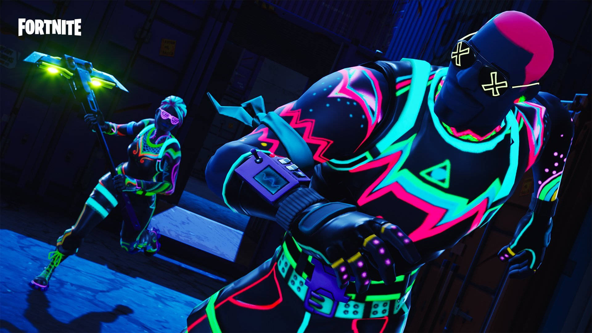 Fortnite-এ সেরা নিয়ন দৃশ্য ওয়ালপেপার