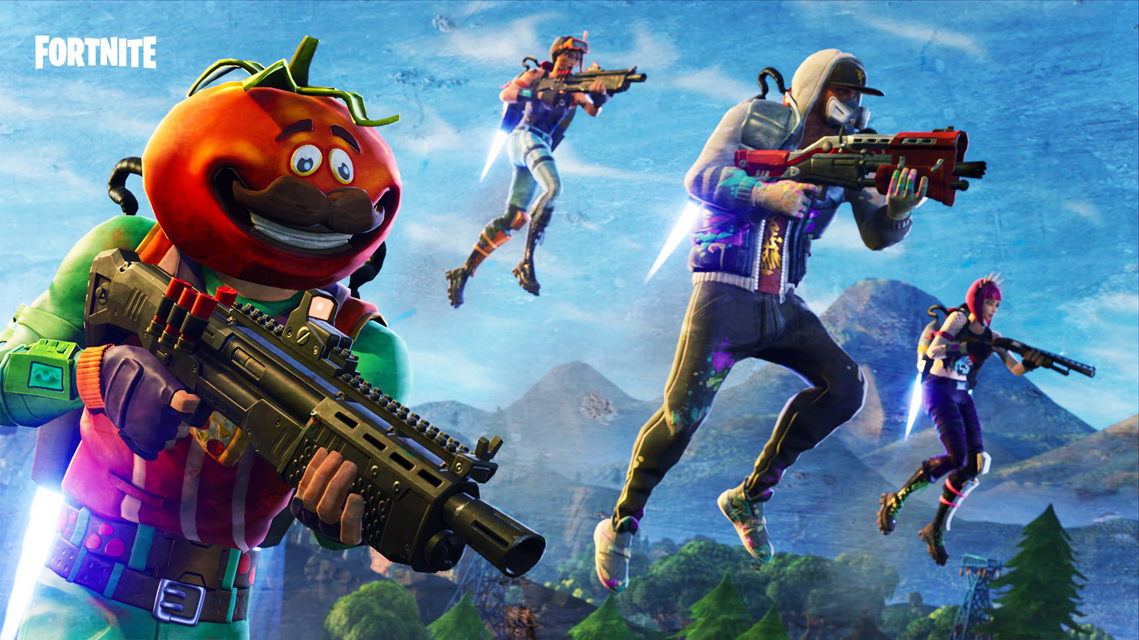 Fortnite খেলুন এবং উত্তেজনা অনুভব করুন! ওয়ালপেপার