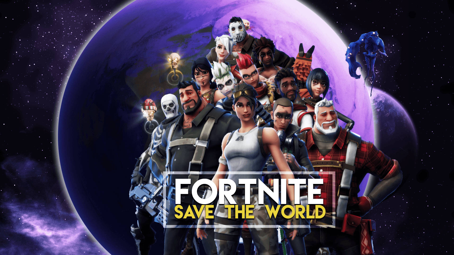 Fortnite-এ বিশ্ব বাঁচান ওয়ালপেপার