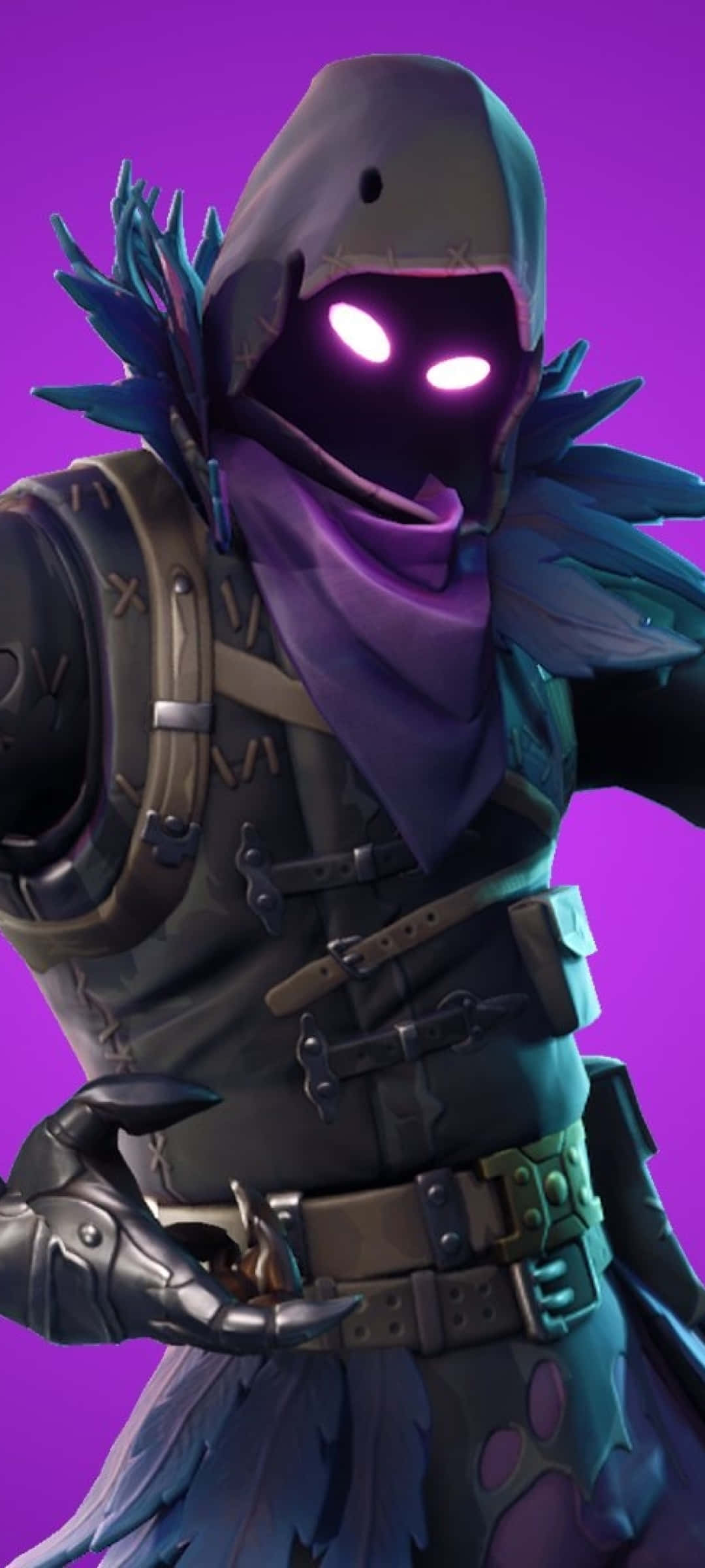 Fortnite থেকে Raven স্কিন - ভালো এবং মন্দের মধ্যে চূড়ান্ত যুদ্ধ ওয়ালপেপার
