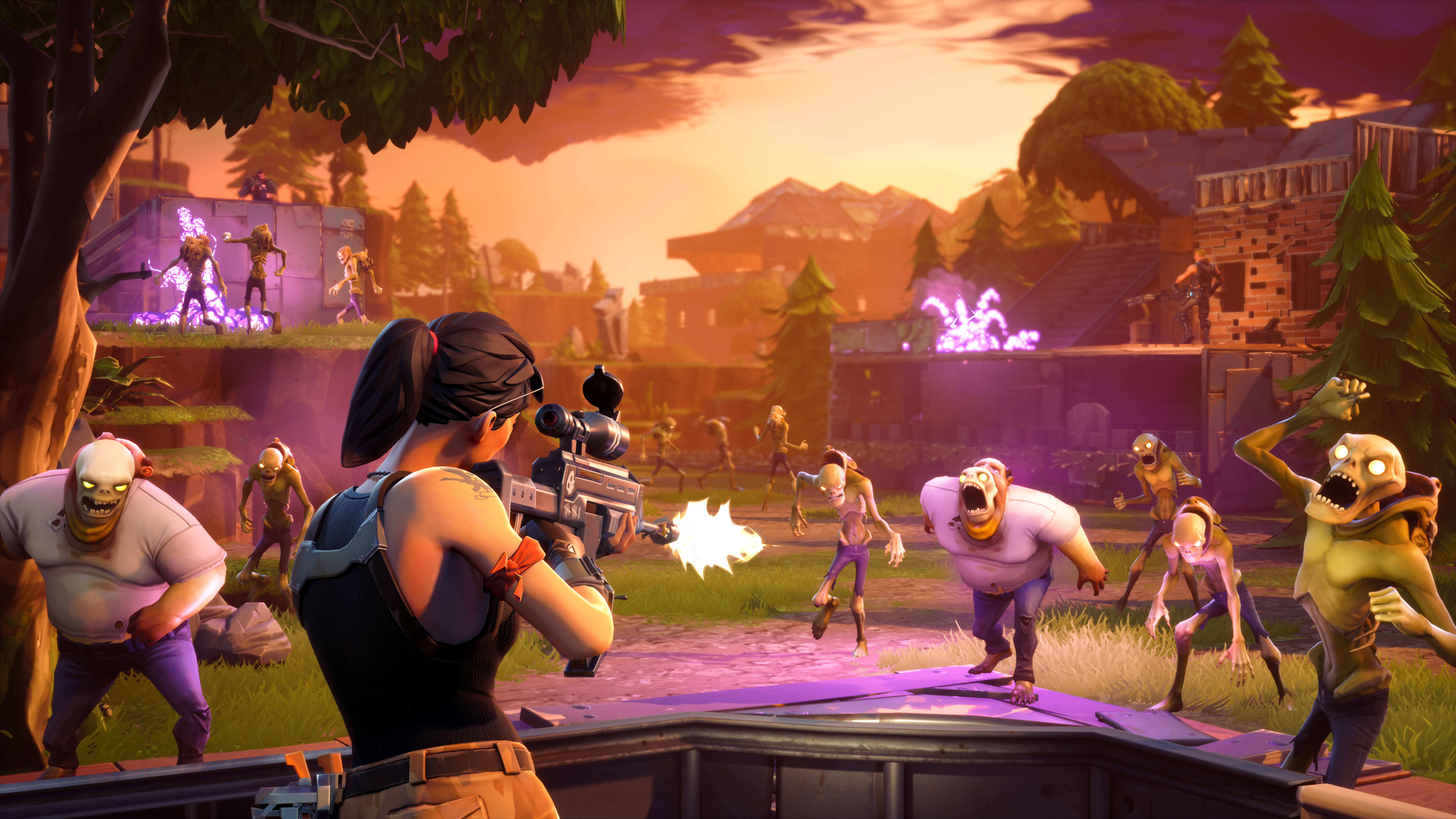 Fortnite হোর্ড 8K গেমিং ওয়ালপেপার