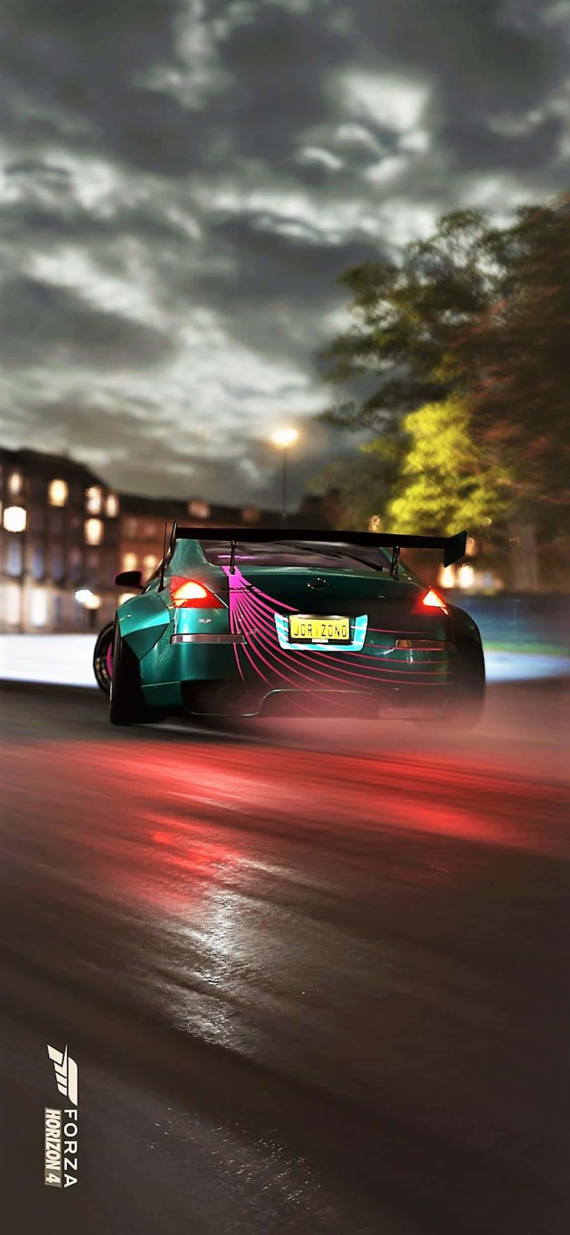 নতুন Forza Horizon 4 গেমে একটি রেসের সময় প্রাণবন্ত ইগনিশন ফেস্টিভ্যালের একটি সুন্দর দৃশ্য। ওয়ালপেপার