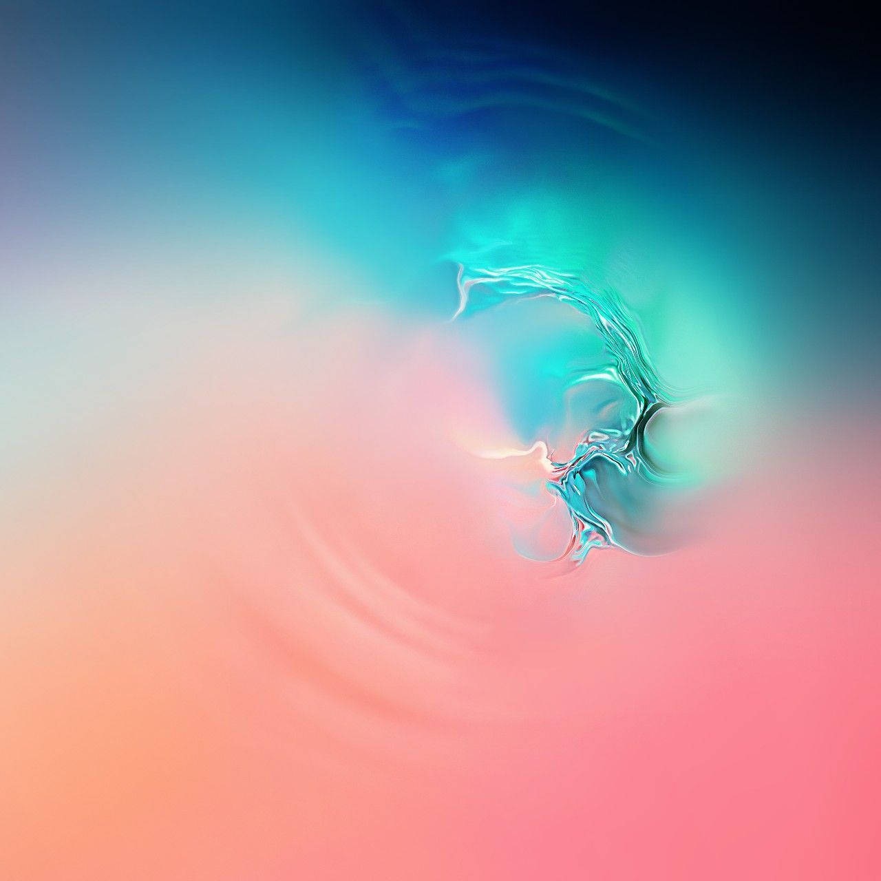 Galaxy S10 ঘূর্ণায়মান গোলাপী নীল ওয়ালপেপার